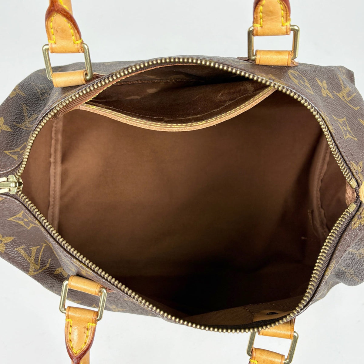 Louis Vuitton Brown Monogram Boston Bag Handbag (Pre-Owned)