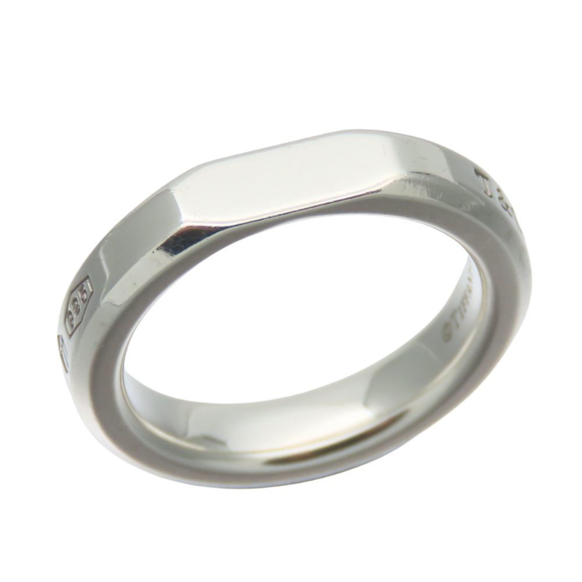 Tiffany Silver Silver 925 Band Ring (Pre-Owned)