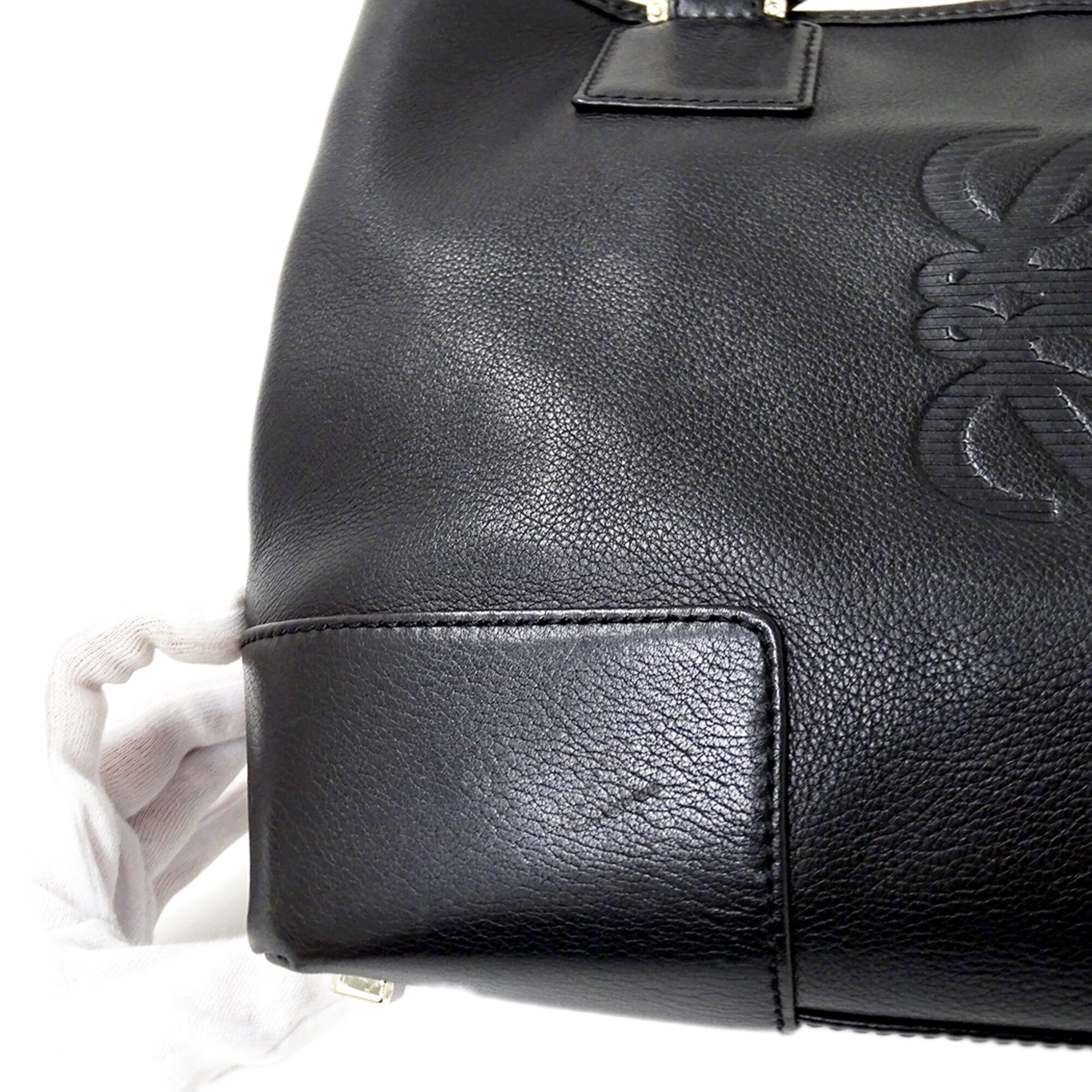 Loewe Black Leather Handbag (Pre-Owned)
