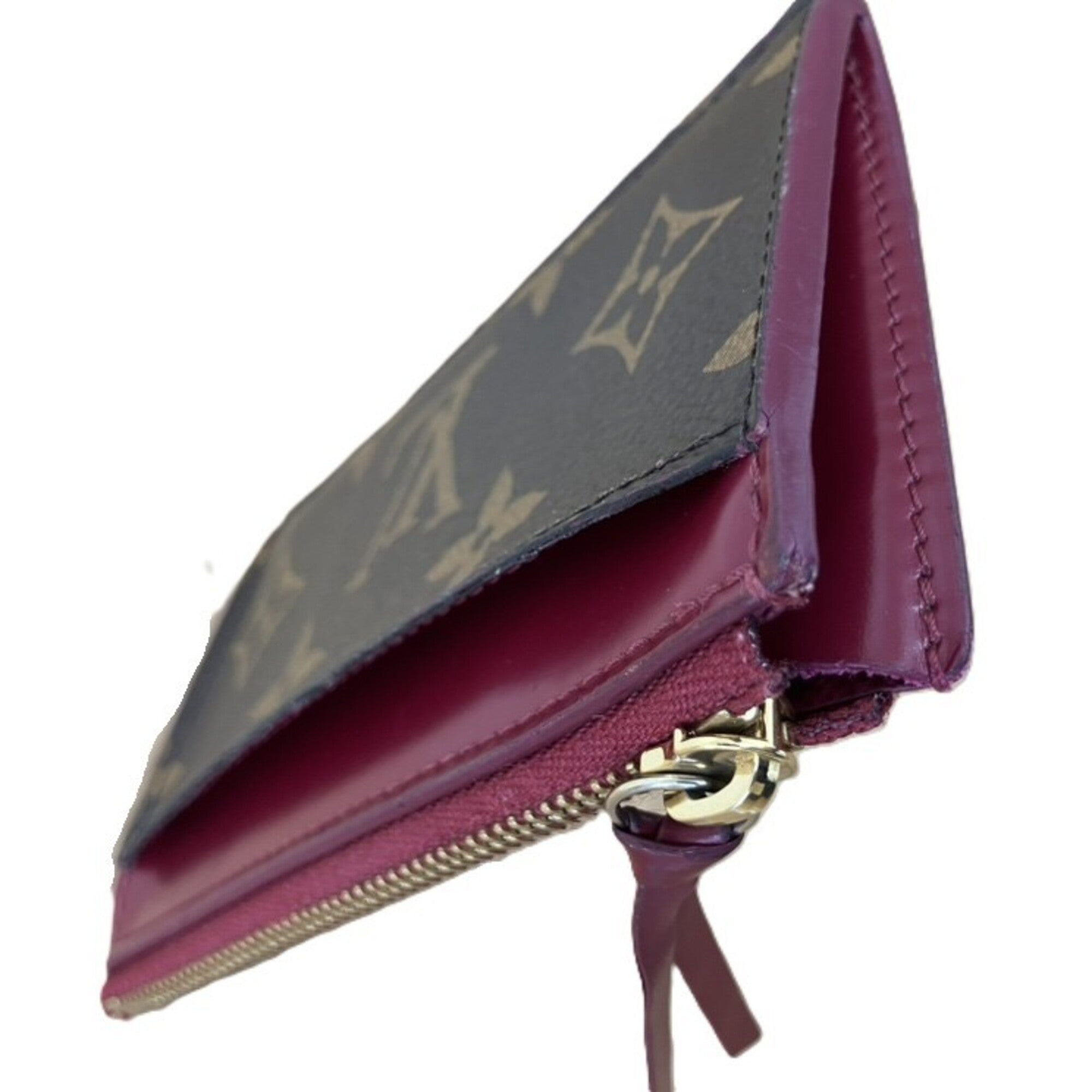 Louis Vuitton Bordeaux Brown Monogram Monogram Coin Purse/Coin Case (Pre-Owned)