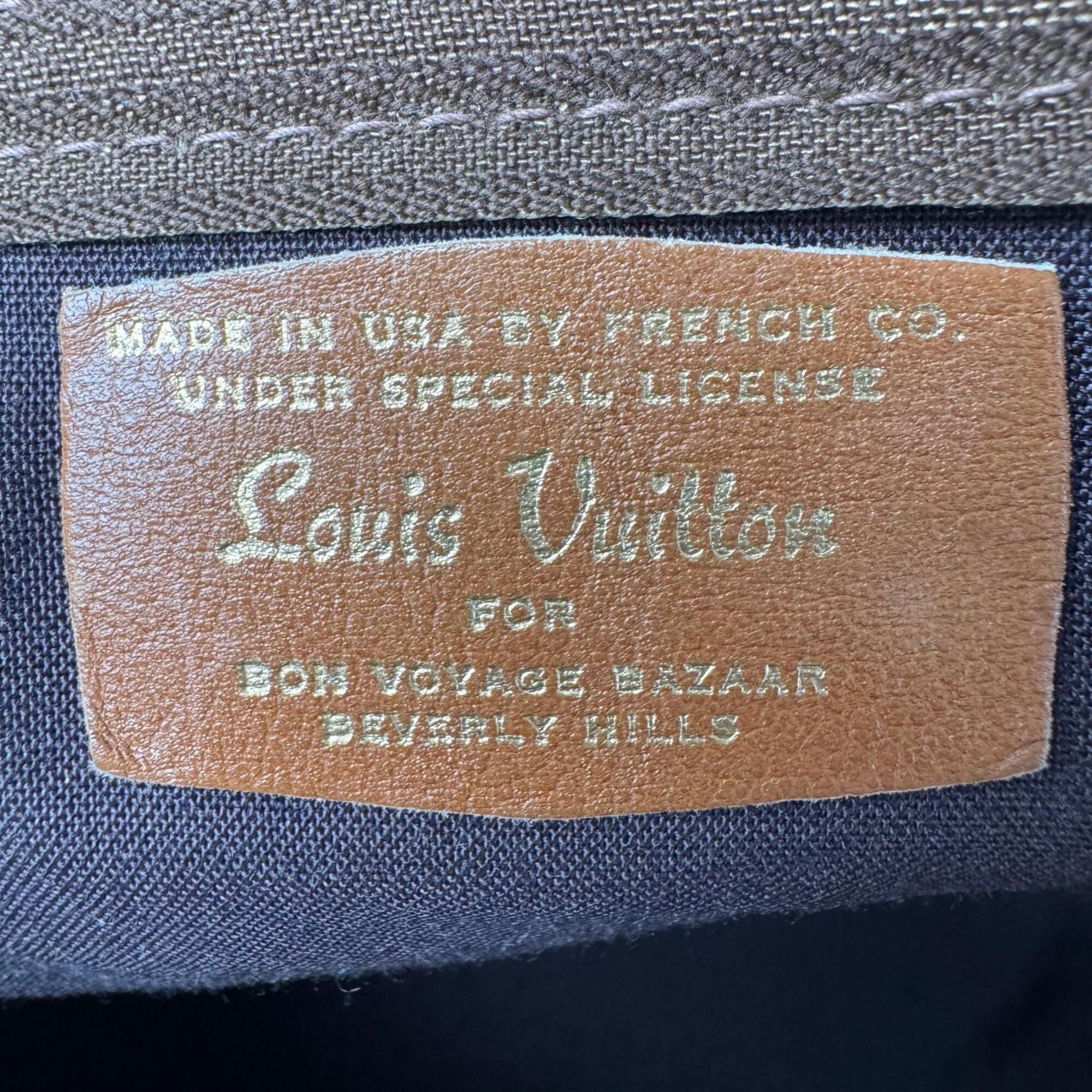 Louis Vuitton Brown Leather Pvc Boston Bag (Pre-Owned)