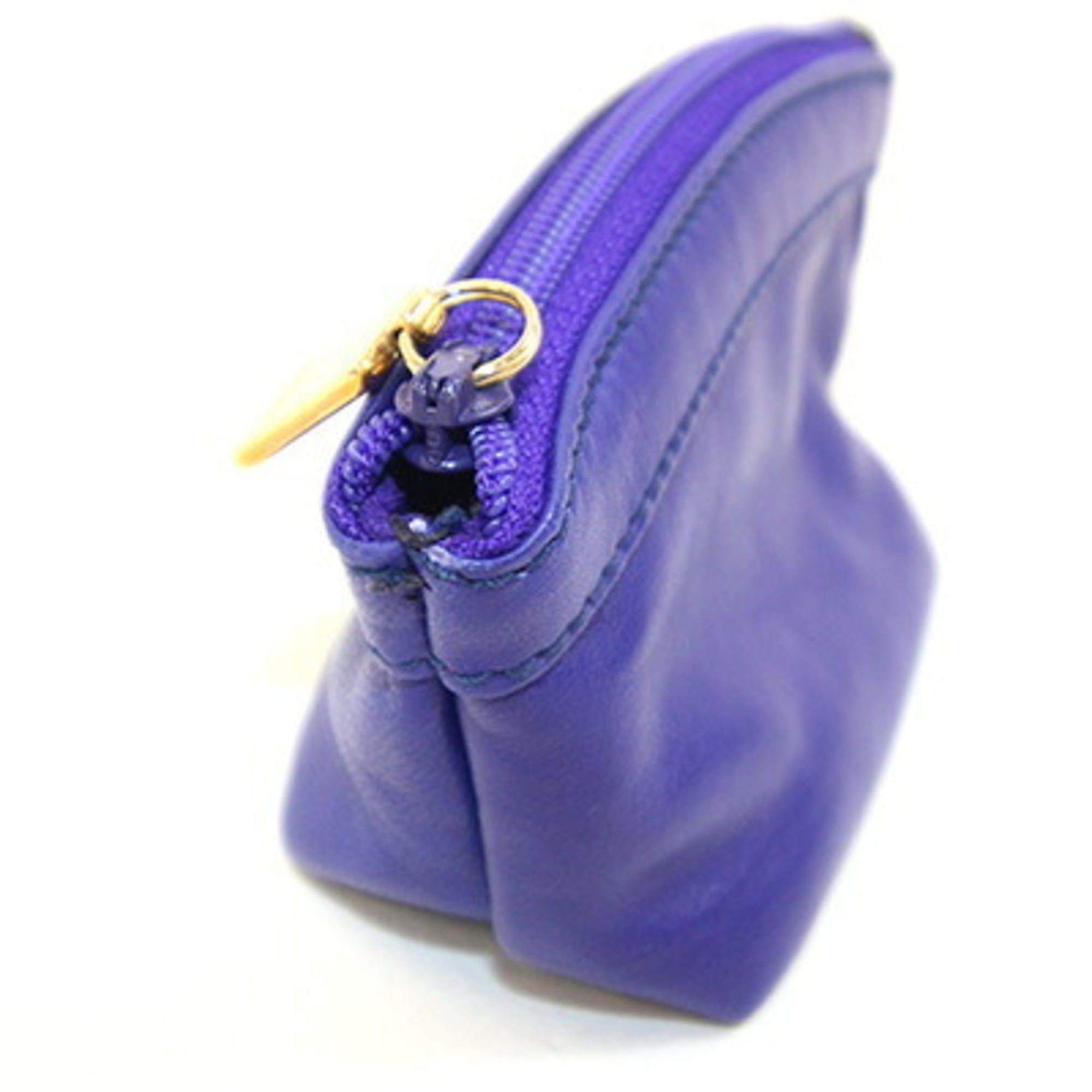 Gucci Blue Leather Coin Purse/Coin Case (Pre-Owned)