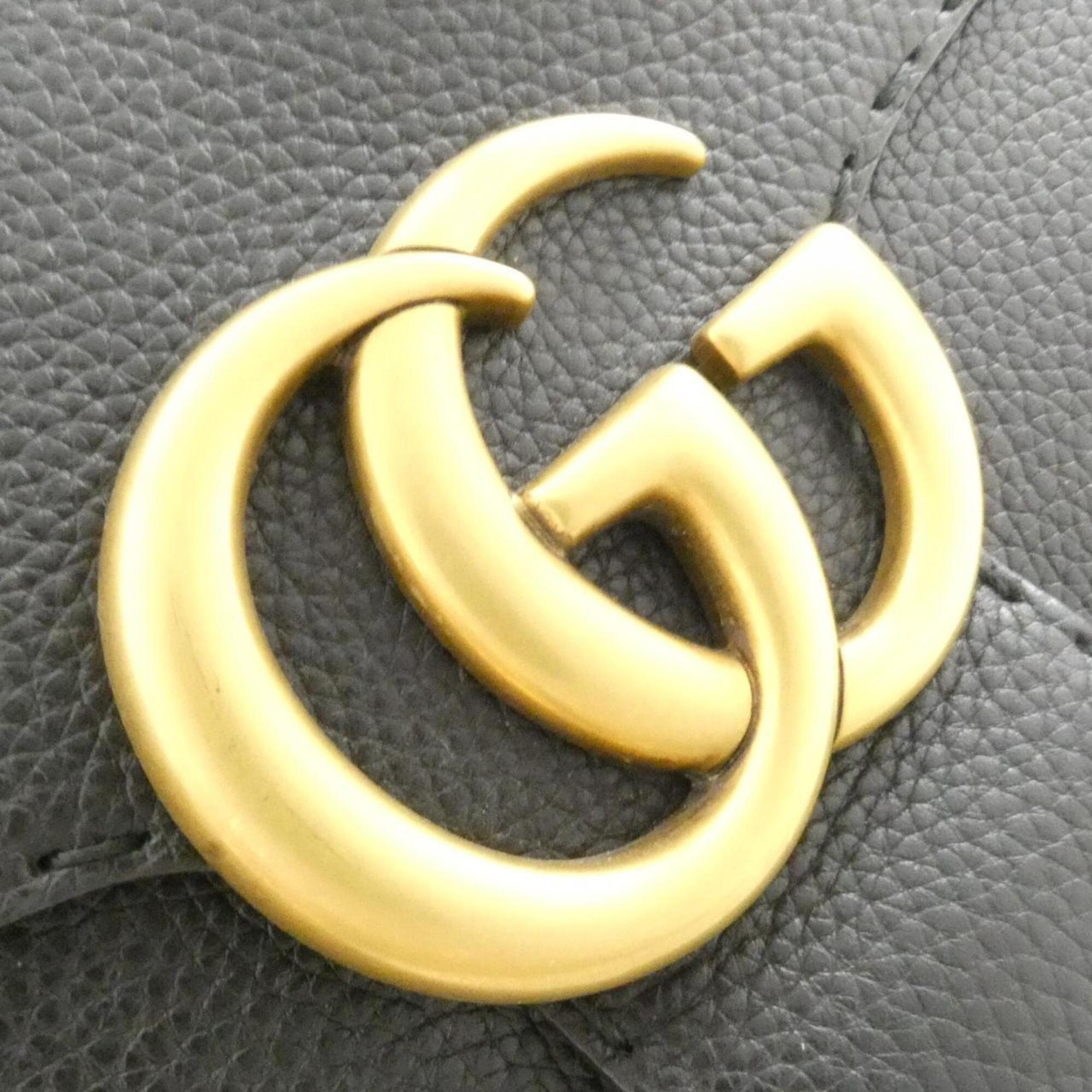 Gucci Black Leather Handbag (Pre-Owned)