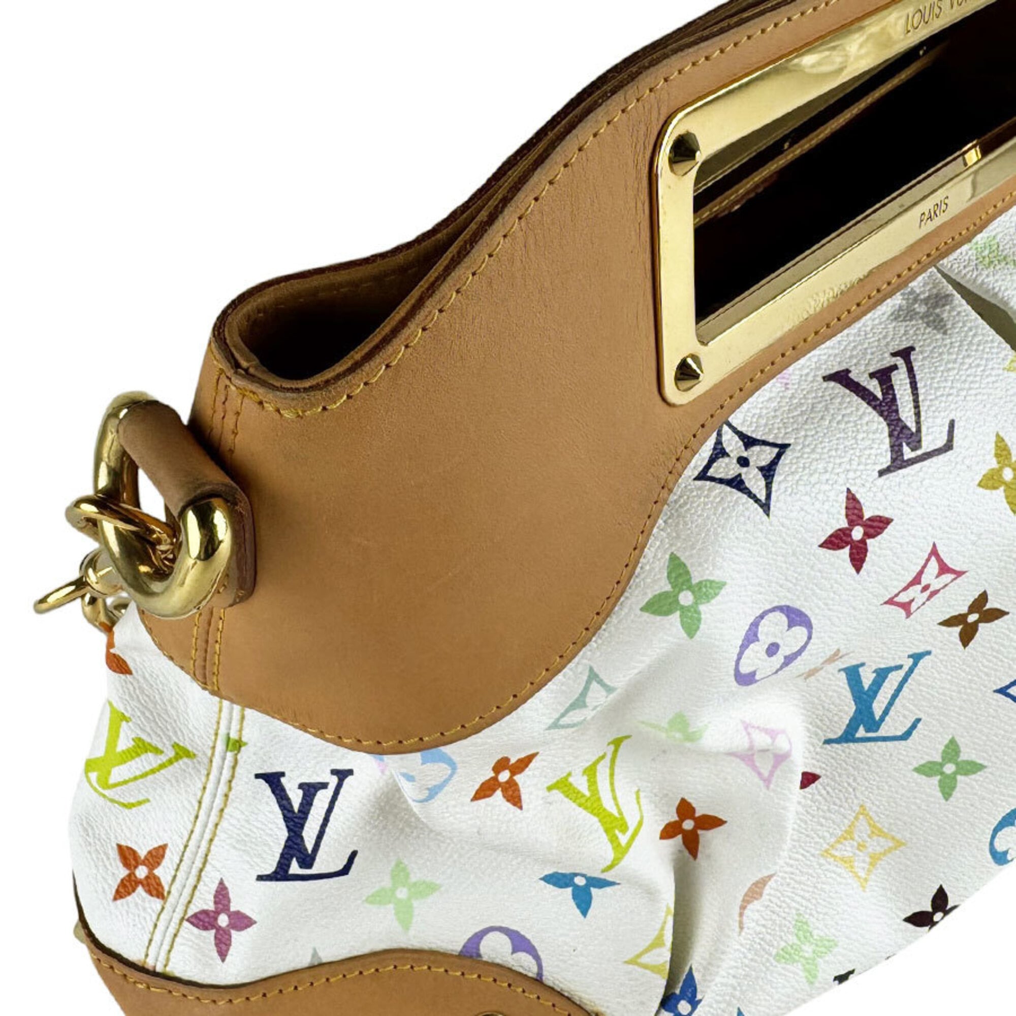 Louis Vuitton Blanc Monogram Multicolore Shoulder Bag (Pre-Owned)