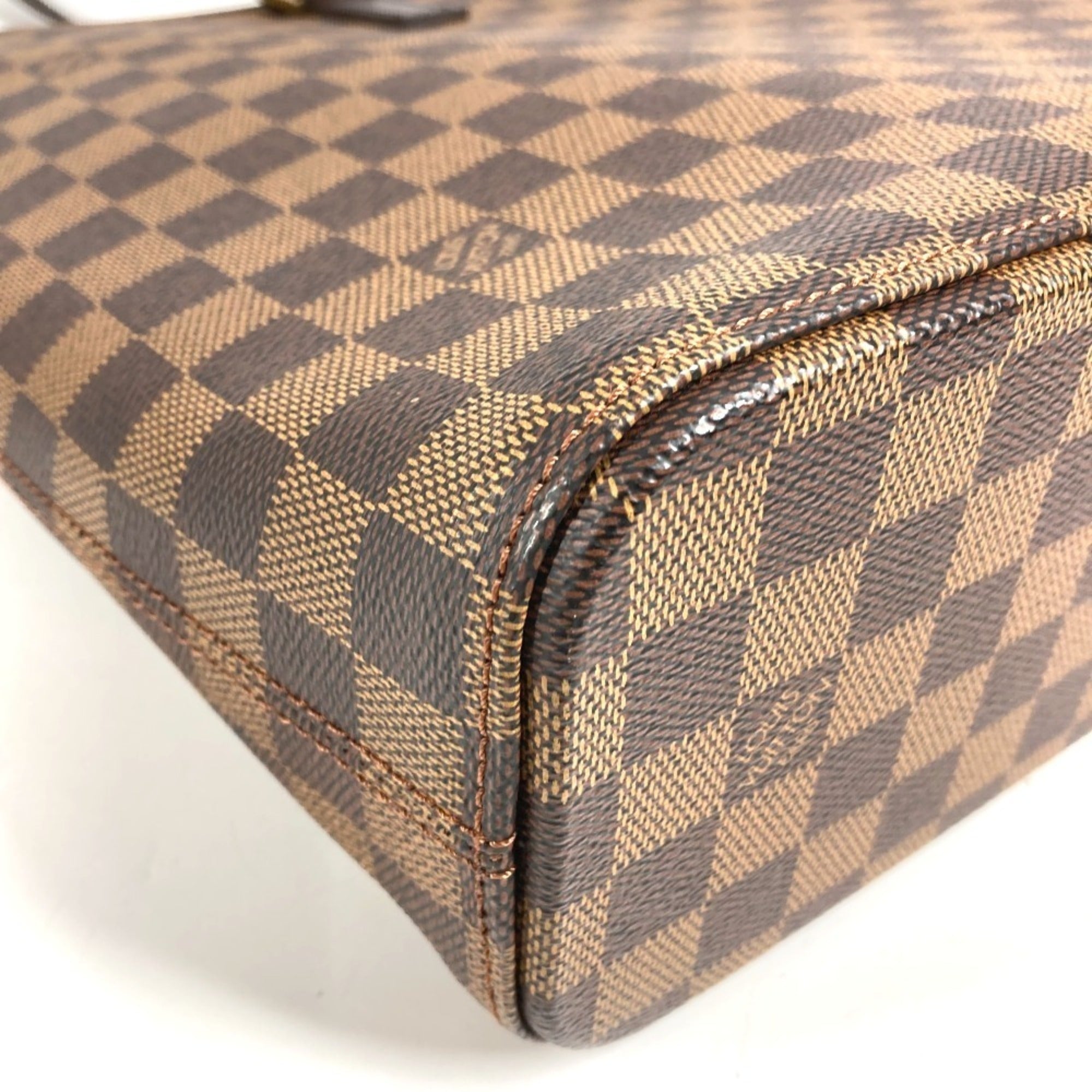Louis Vuitton Brown Damier Canvas Ebene Damier Canvas Shoulder Bag Tote Bag (Pre-Owned)