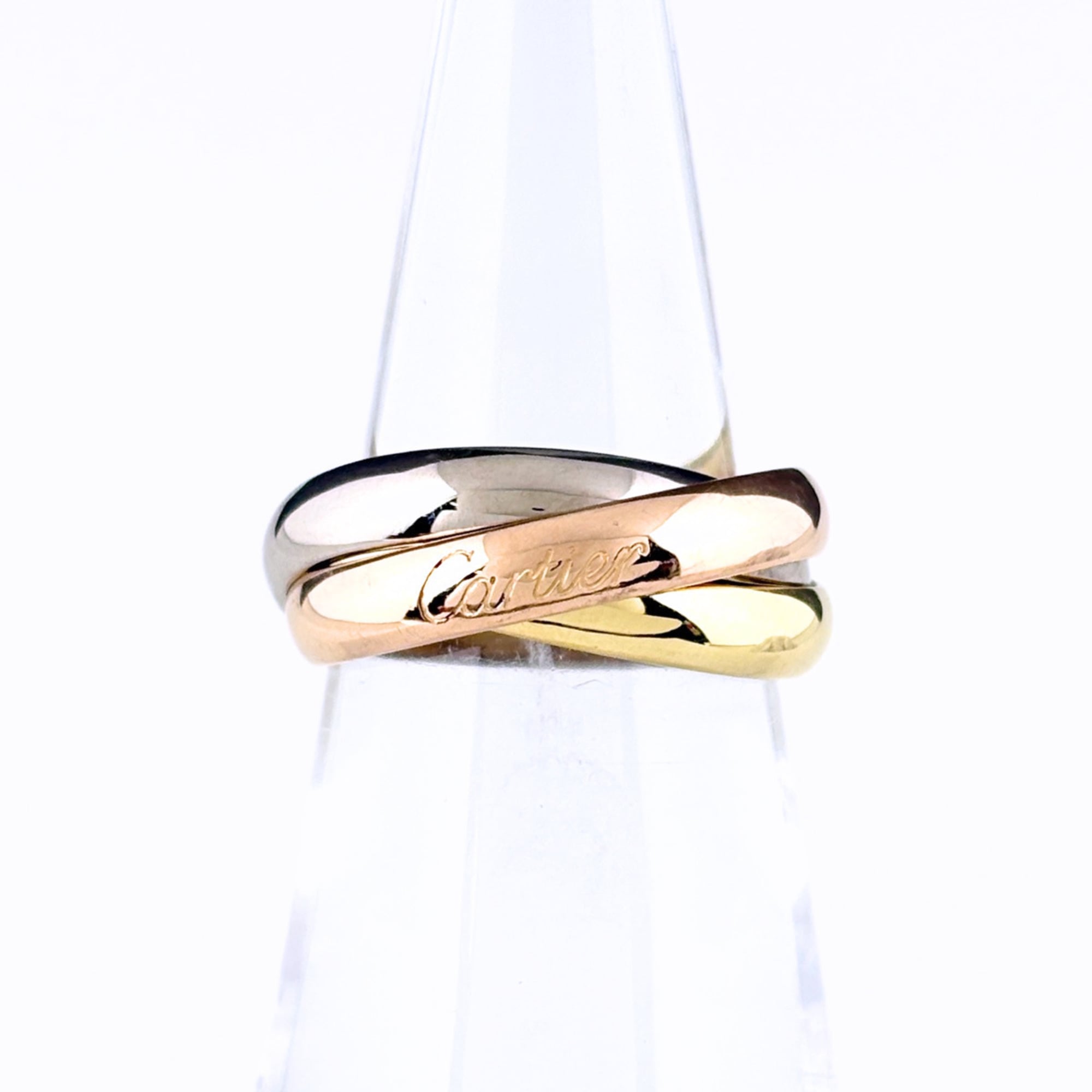 Cartier Pink Gold White Gold Yellow Gold Yellow Gold (18K) Pink Gold (18K) White Gold (18K) Band Ring (Pre-Owned)