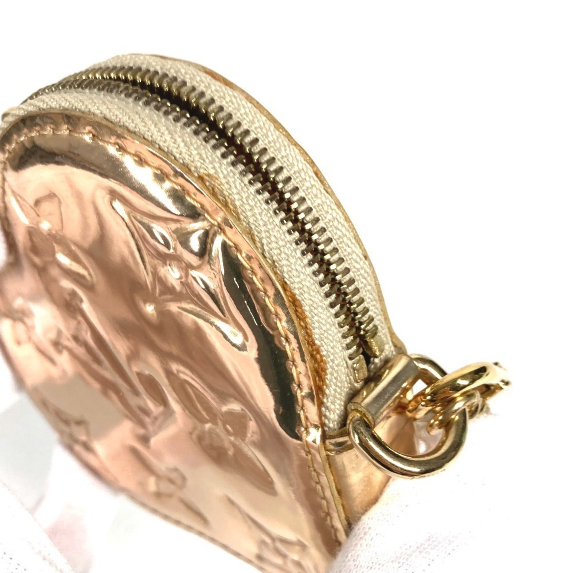Louis Vuitton Monogram Miroir Gold Leather Coin Purse/Coin Case (Pre-Owned)