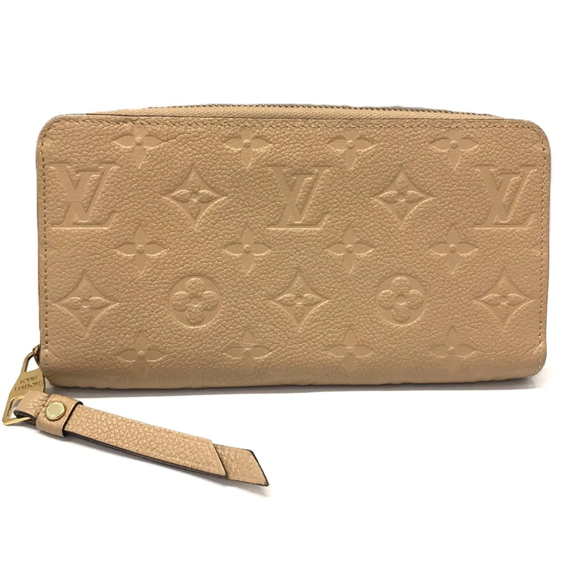 Louis Vuitton Monogram Empreinte Beige Dune Monogram Empreinte Long Wallet (Bi-Fold) (Pre-Owned)