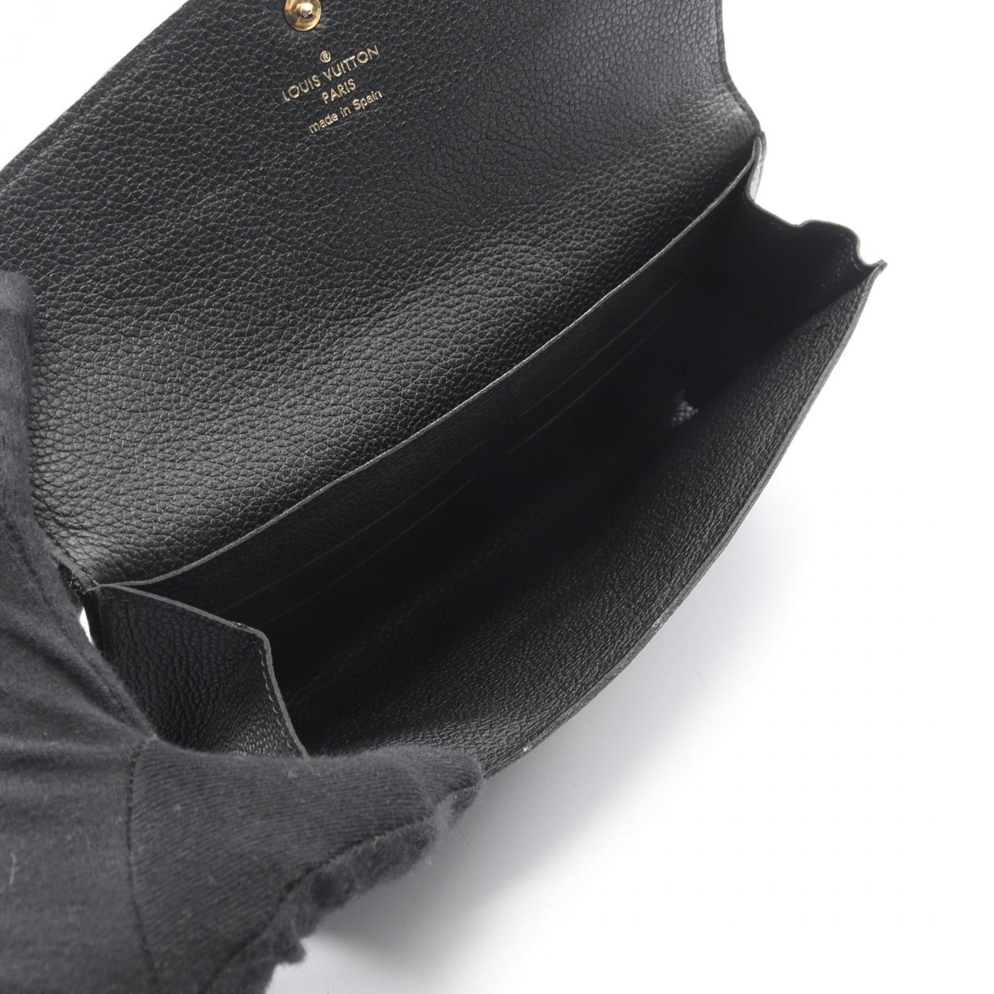 Louis Vuitton Infini Navy Monogram Empreinte Long Wallet (Bi-Fold) (Pre-Owned)