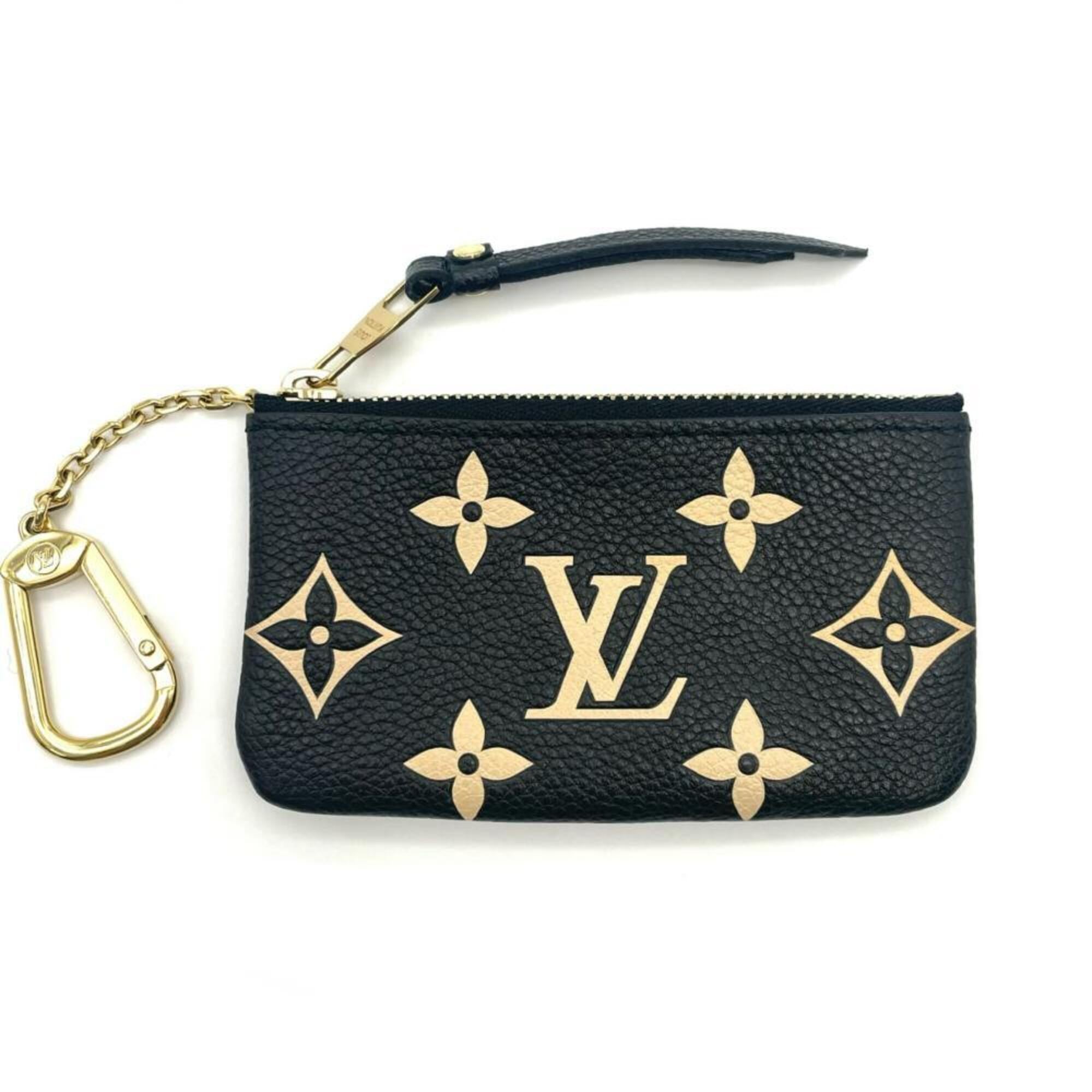 Louis Vuitton Black Noir Monogram Coin Purse/Coin Case (Pre-Owned)