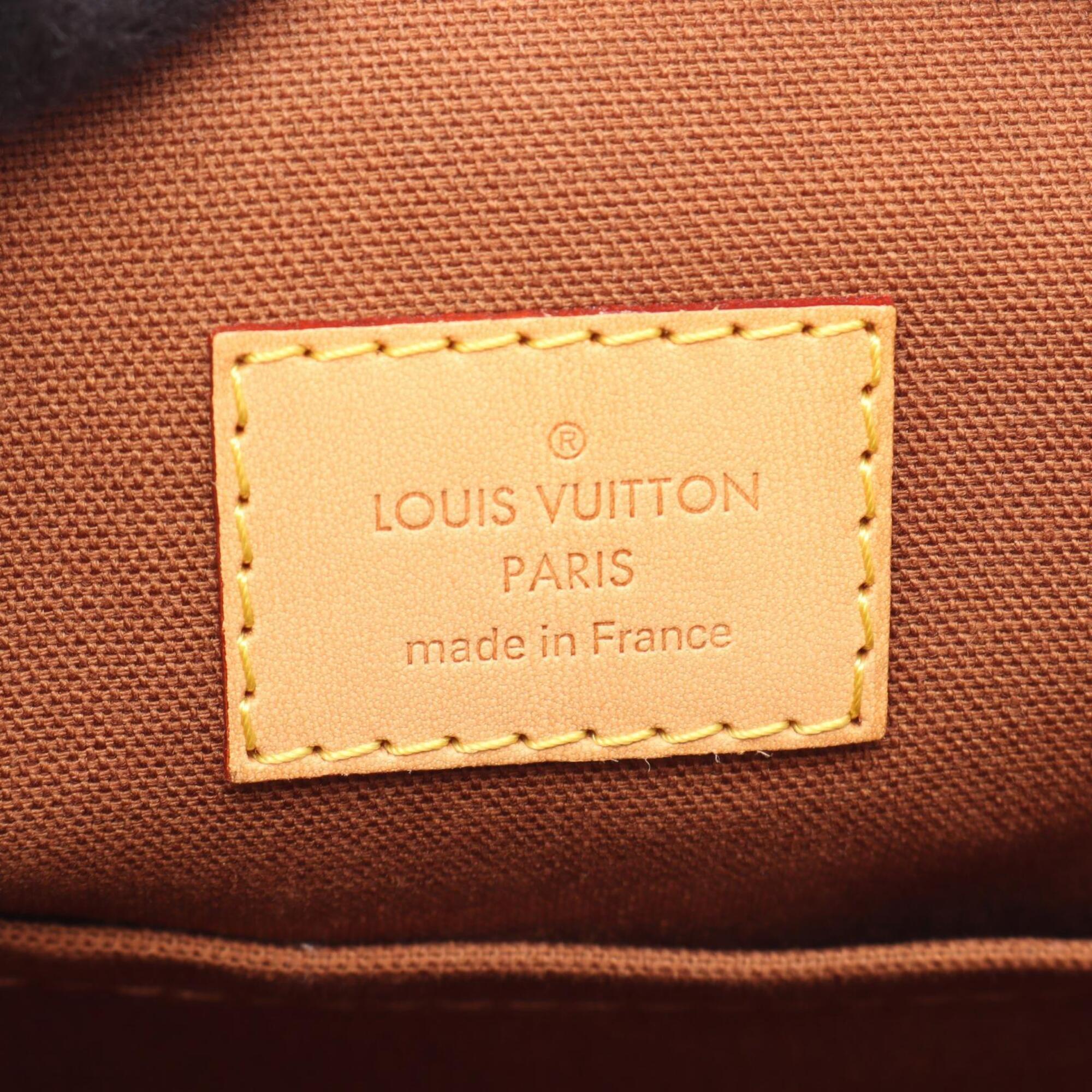 Louis Vuitton Brown Pvc Leather Handbag (Pre-Owned)