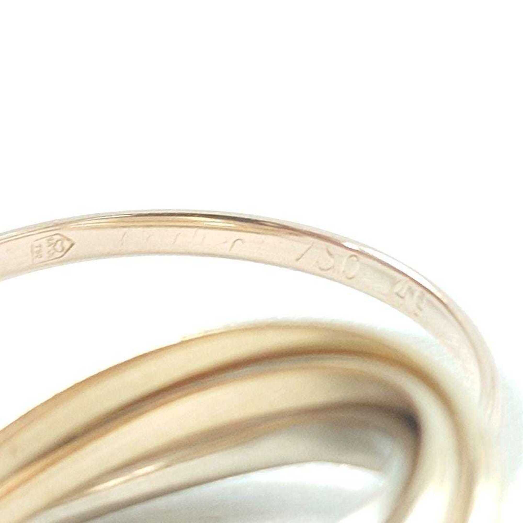 Cartier Trinity Yellow Gold (18K) White Gold (18K) Band Ring (Pre-Owned)
