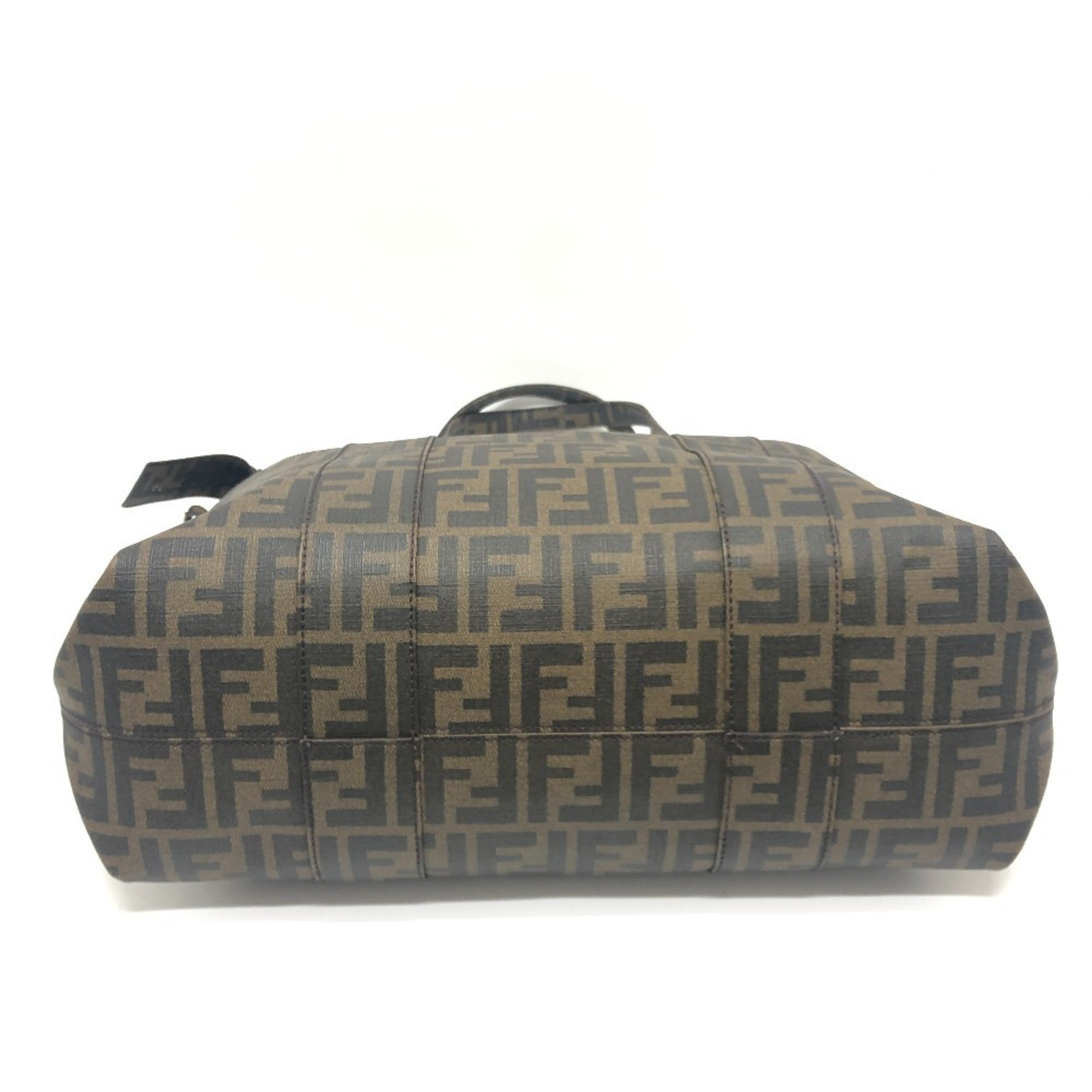 Fendi Brown Pvc Tote Bag (Pre-Owned)