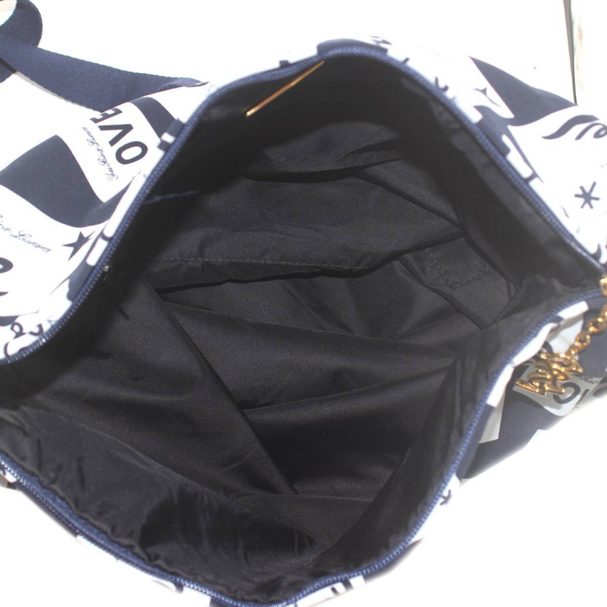 Yves Saint Laurent Navy Nylon Shoulder Bag (Pre-Owned)