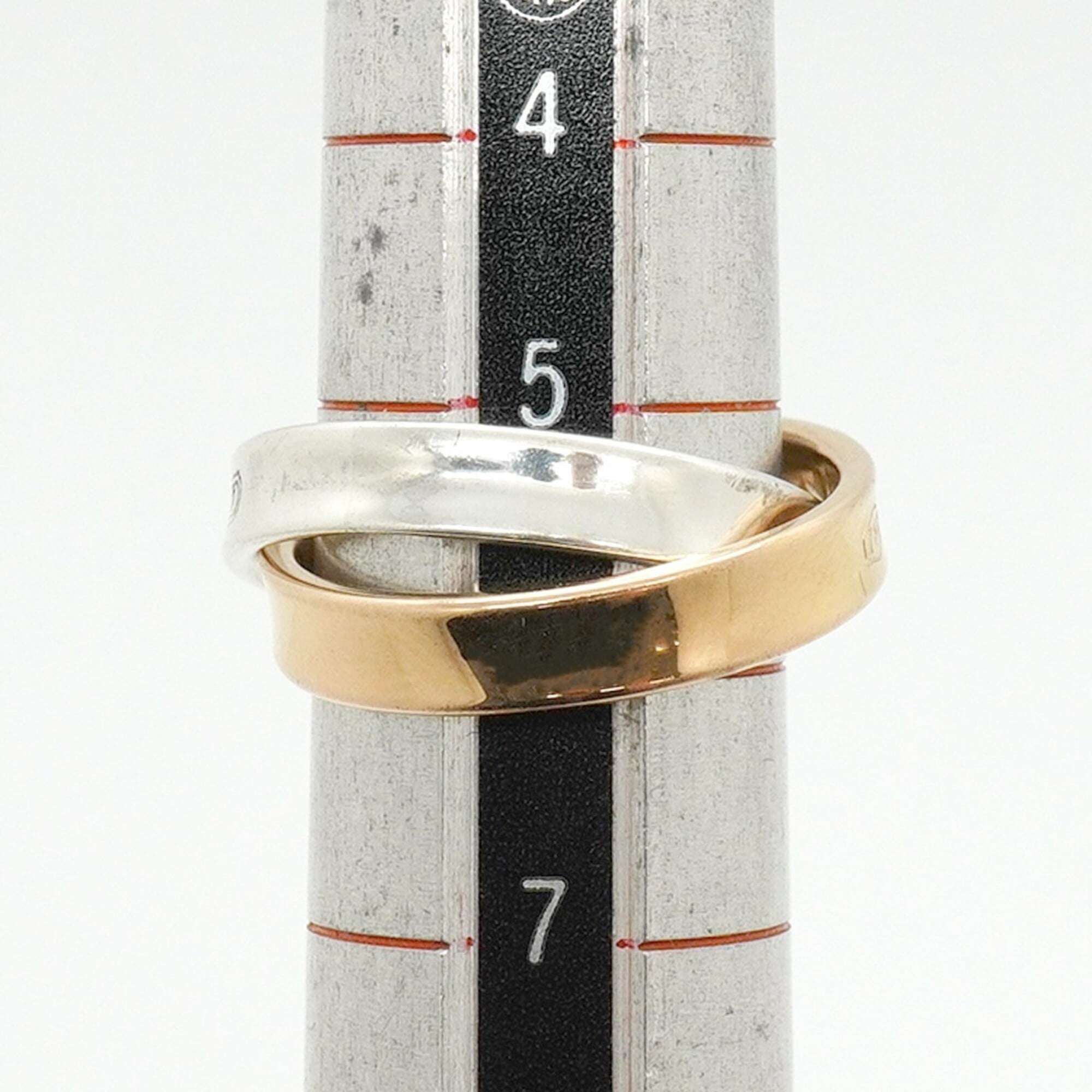 Tiffany Pink Gold (18K) Silver 925 Band Ring (Pre-Owned)