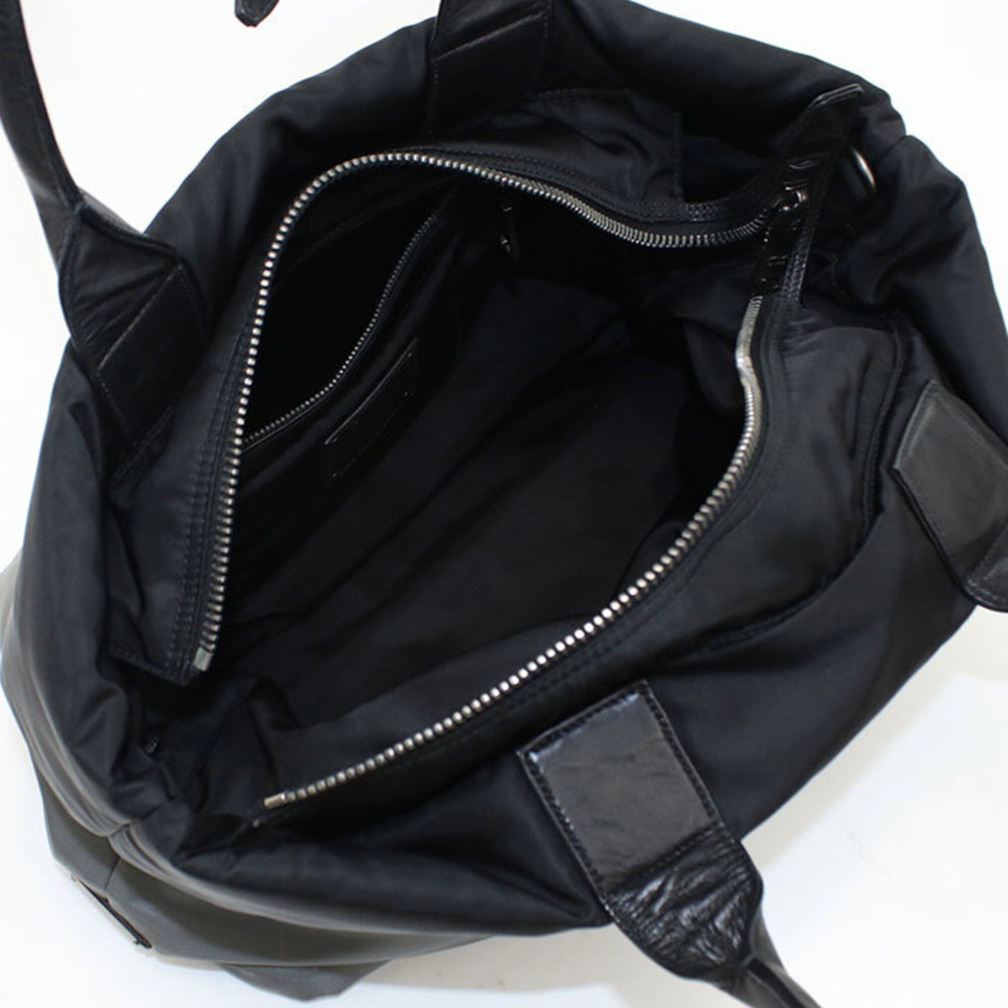 Prada Gray Nylon Tote Bag (Pre-Owned)
