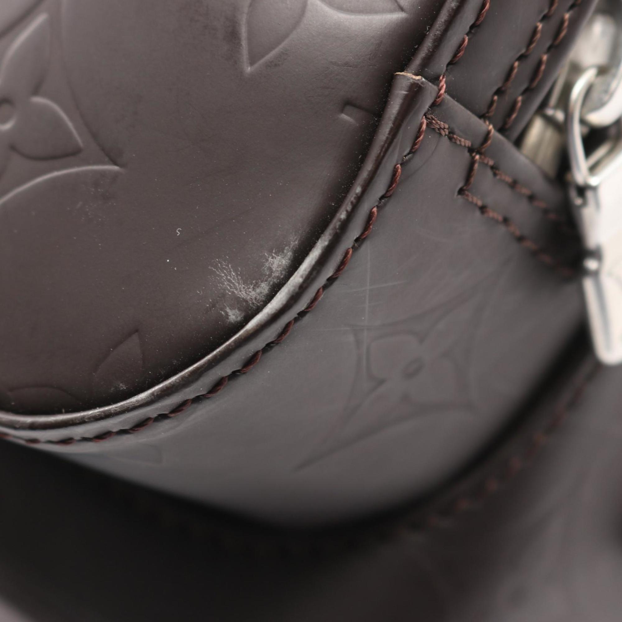 Louis Vuitton Brown Monogram Glacé Monogram Leather Handbag Shoulder Bag (Pre-Owned)