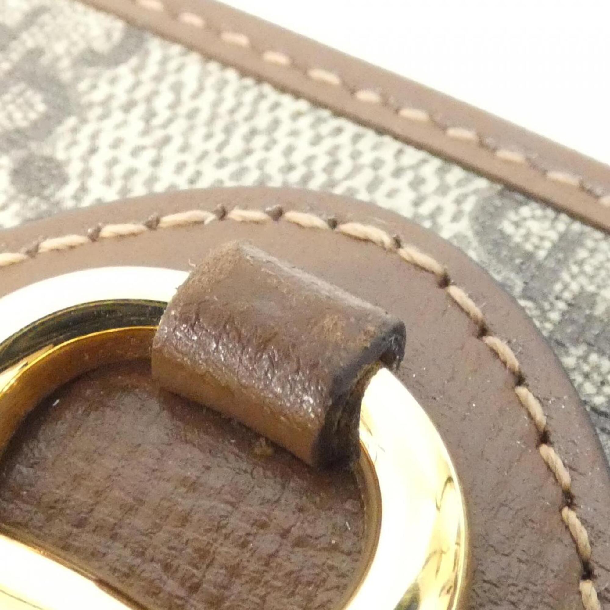 Gucci Beige Brown Gg Supreme Leather Wallet (Bi-Fold) (Pre-Owned)