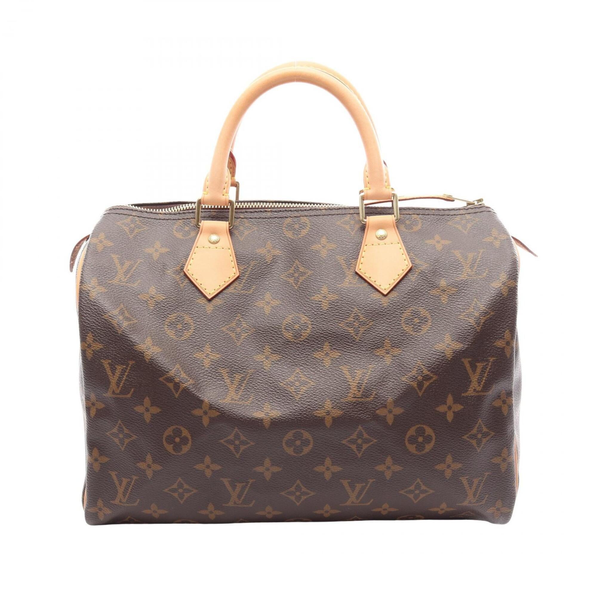 Louis Vuitton Brown Pvc Leather Handbag (Pre-Owned)