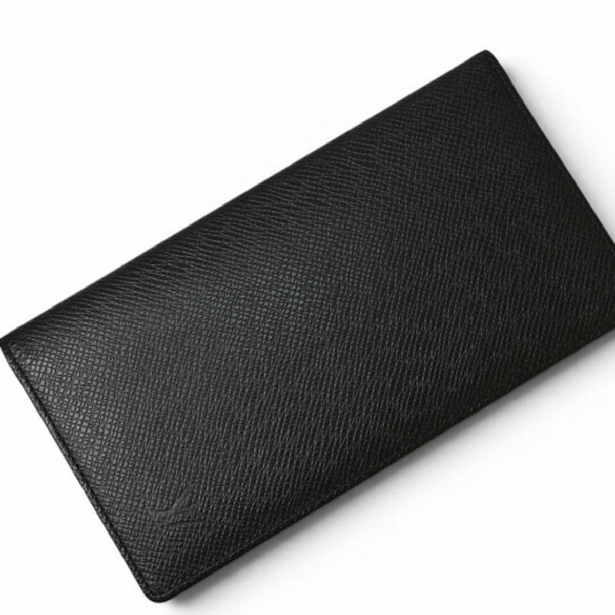 Louis Vuitton Ardoise Leather Long Wallet (Bi-Fold) (Pre-Owned)