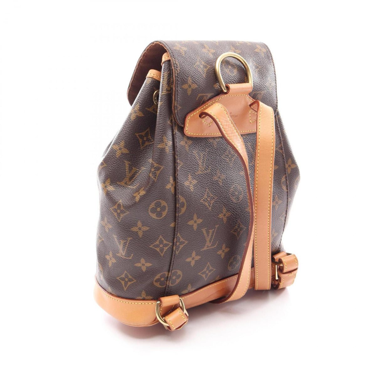 Louis Vuitton Brown Pvc Leather Backpack Handbag (Pre-Owned)