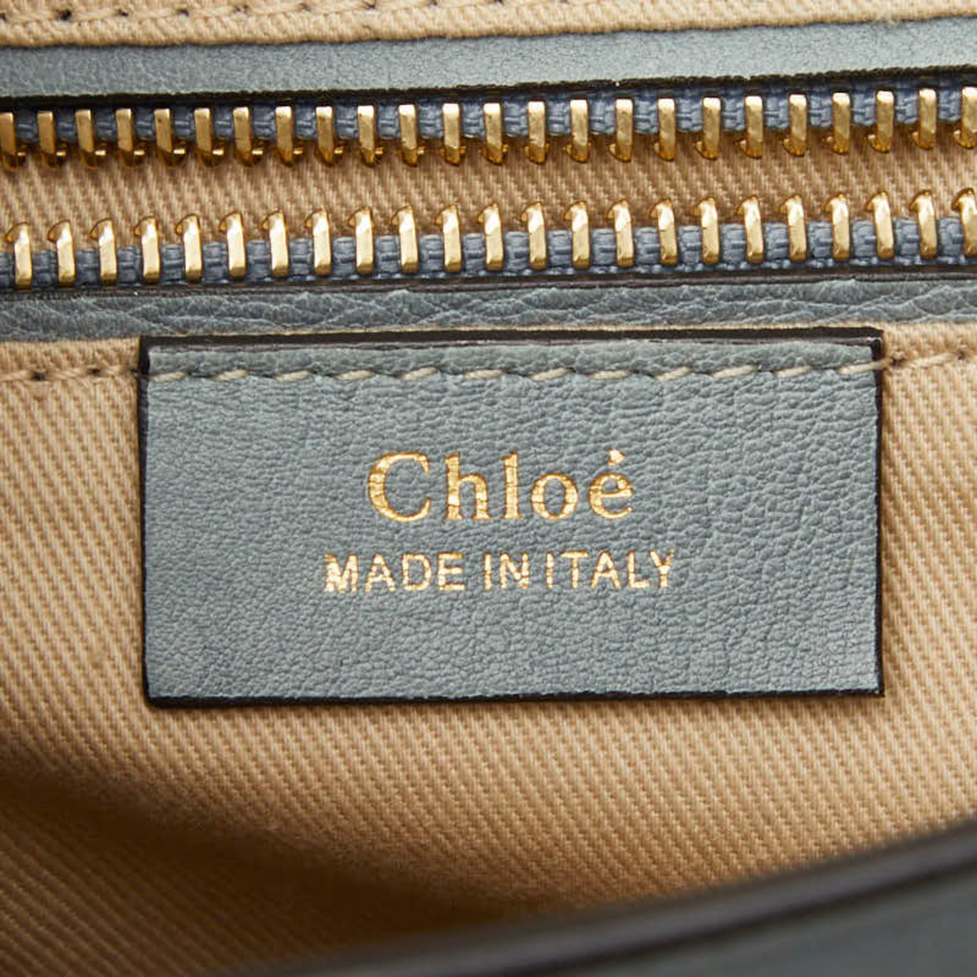 Chloé Gray Suede Leather Shoulder Bag (Pre-Owned)