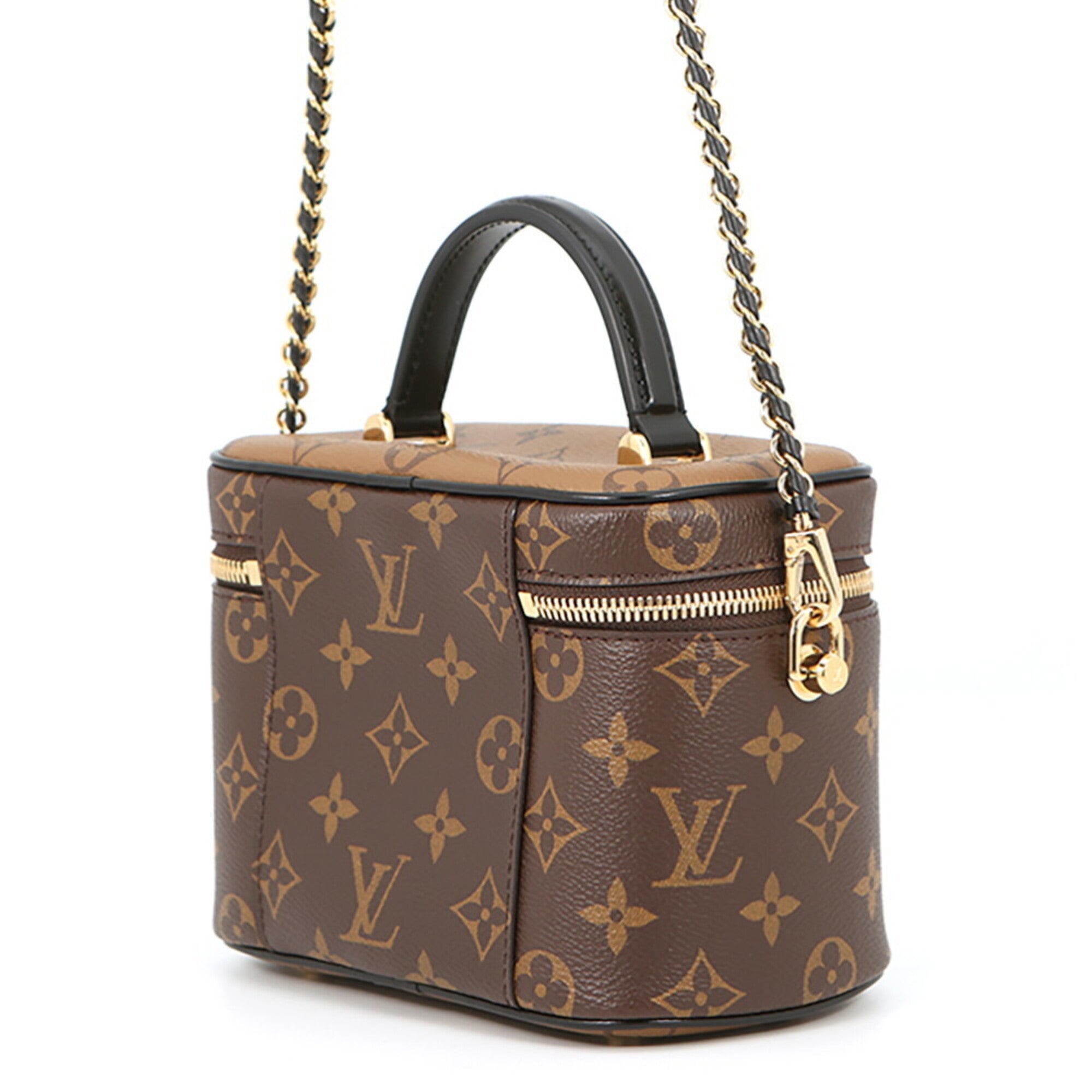 Louis Vuitton Monogram Reverse Noir Monogram Reverse Monogram Handbag Shoulder Bag (Pre-Owned)
