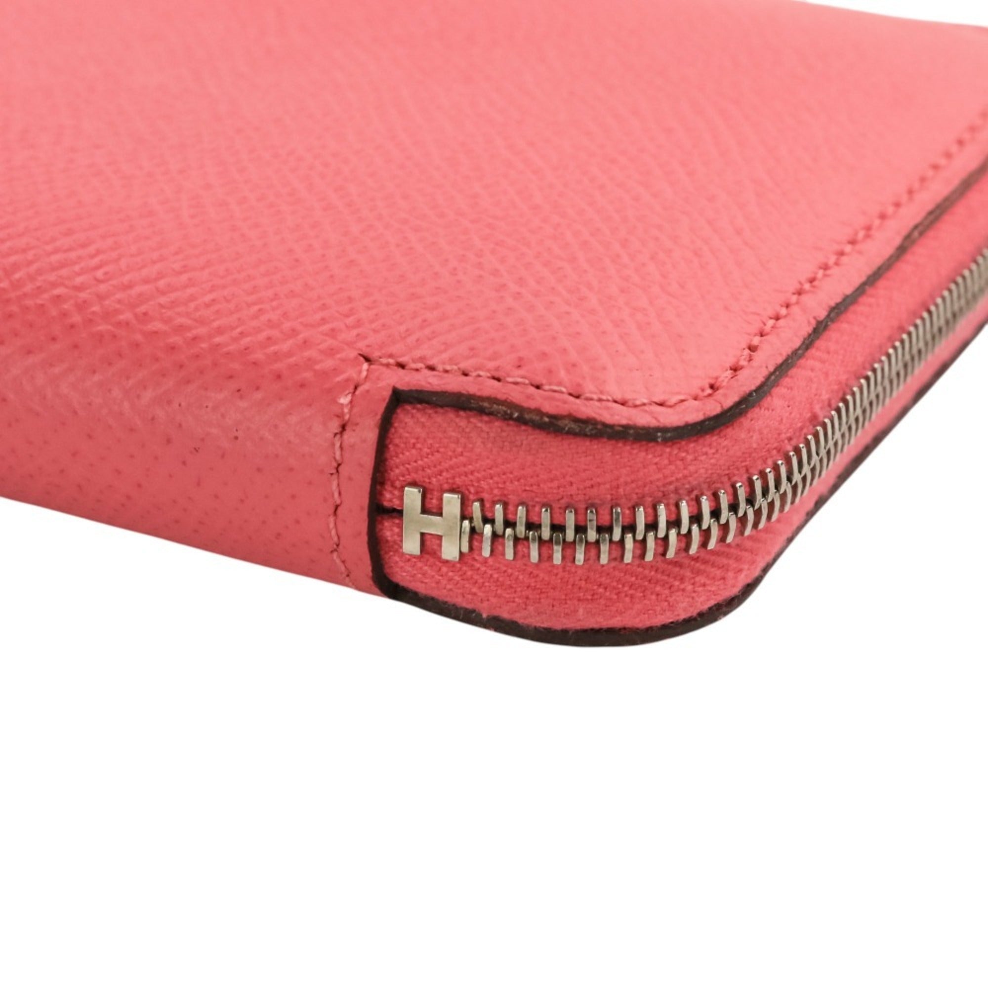 Hermes Pink Rose Azalee Epsom Leather Coin Purse/Coin Case (Pre-Owned)