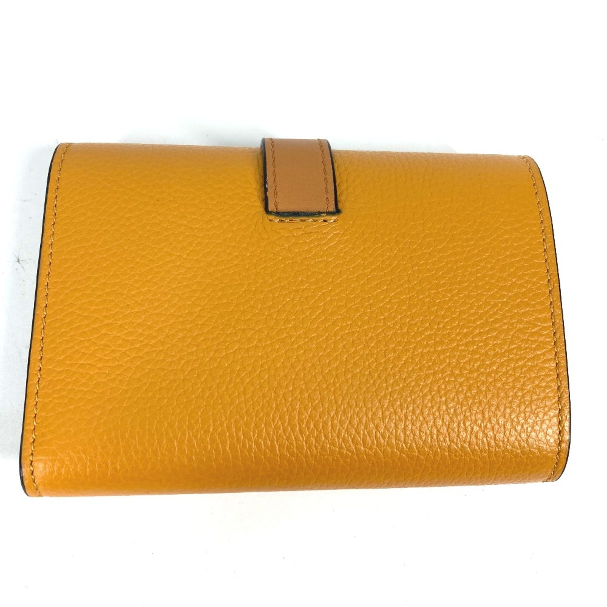 Loewe Yellow Leather Wallet (Tri-Fold) (Pre-Owned)
