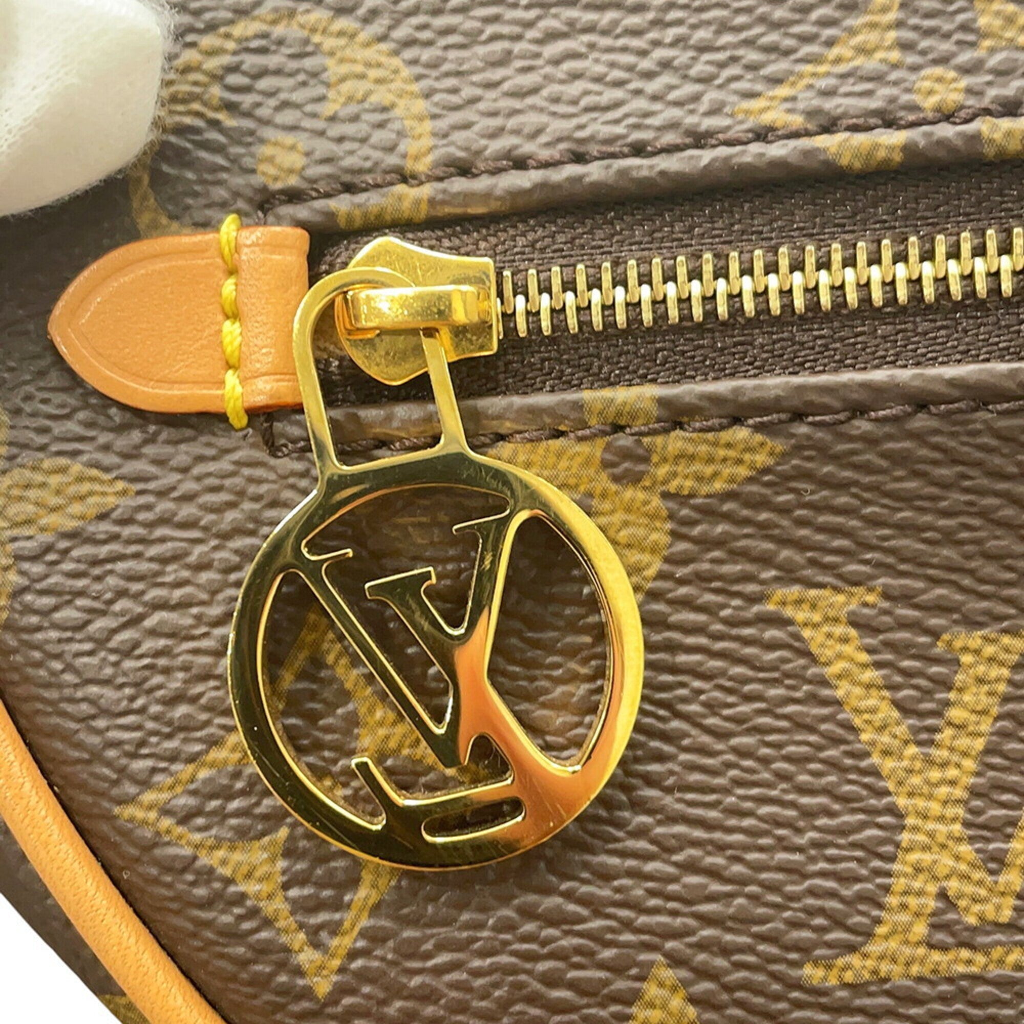 Louis Vuitton Monogram Beige Monogram Handbag Shoulder Bag (Pre-Owned)