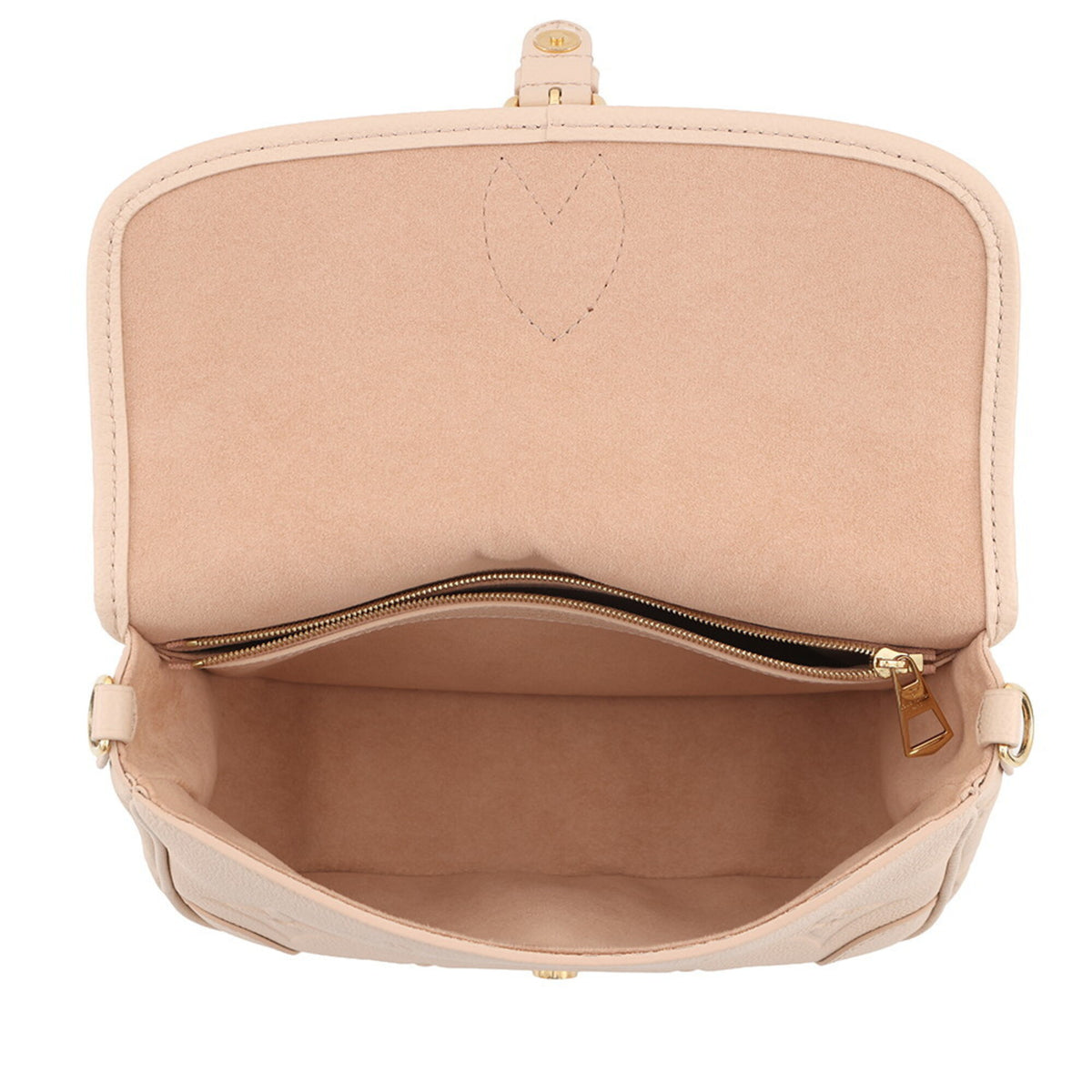 Louis Vuitton Beige Pink Monogram Empreinte Handbag Shoulder Bag (Pre-Owned)