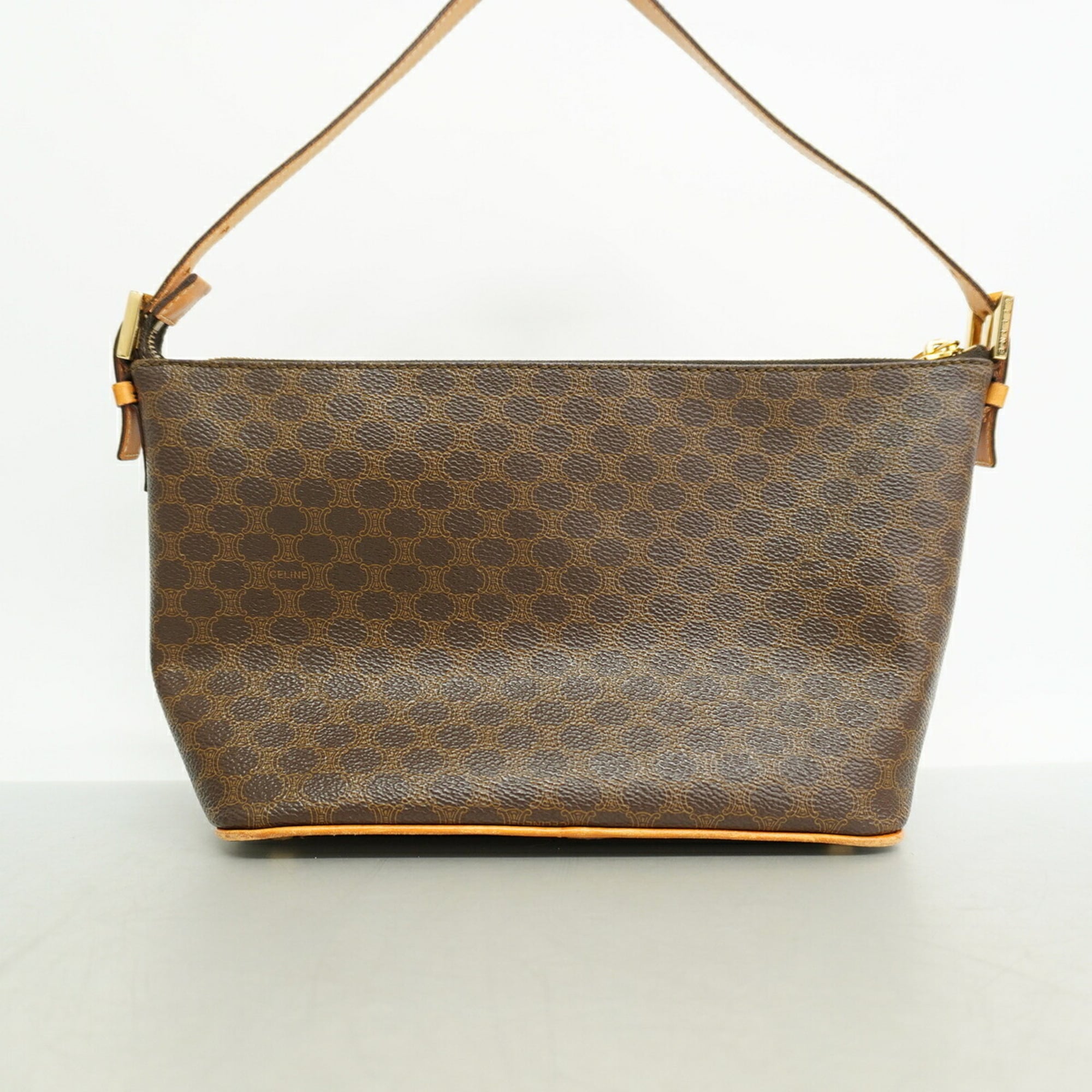 Celine Brown Pvc Handbag (Pre-Owned)