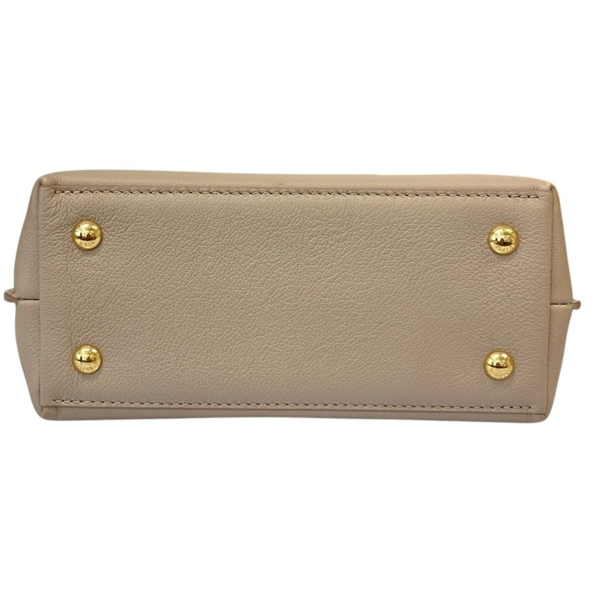 Louis Vuitton Grayish Leather Shoulder Bag (Pre-Owned)