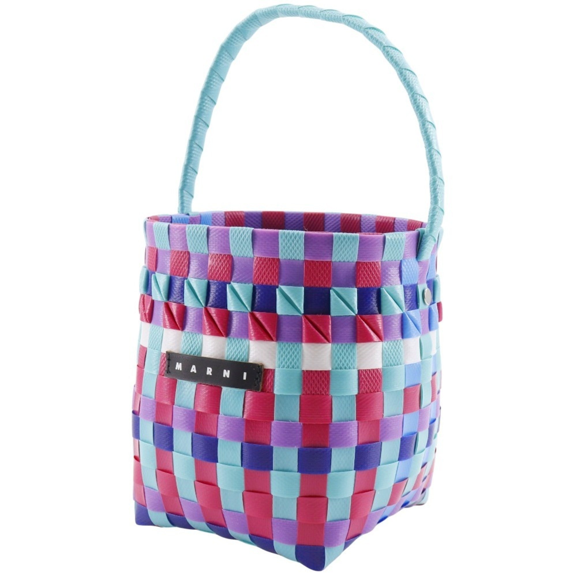 Marni Blue Multi-Color Polypropylene Handbag (Pre-Owned)