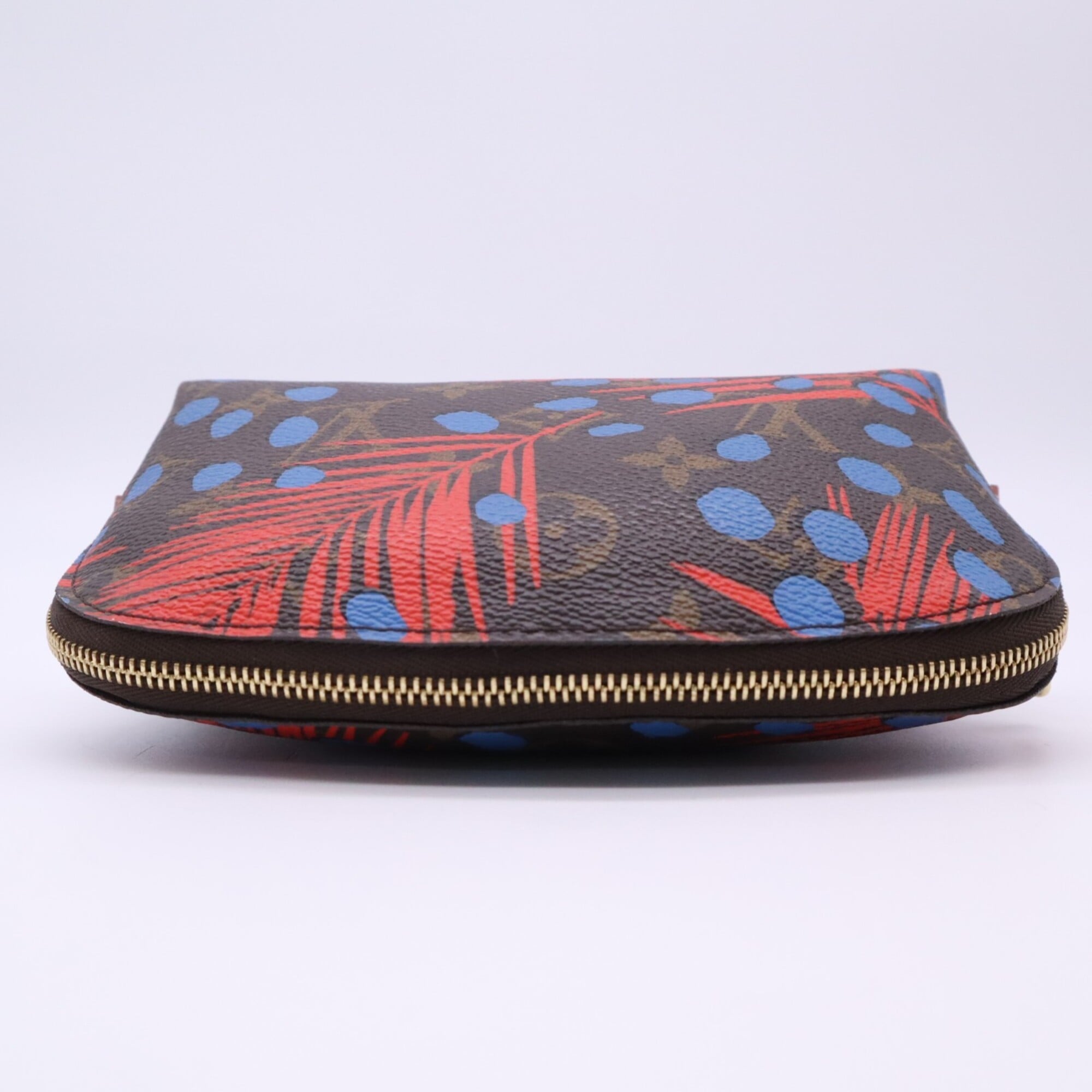Louis Vuitton Brown Multi-Color Coated Canvas Leather Pochette Pouch (Pre-Owned)