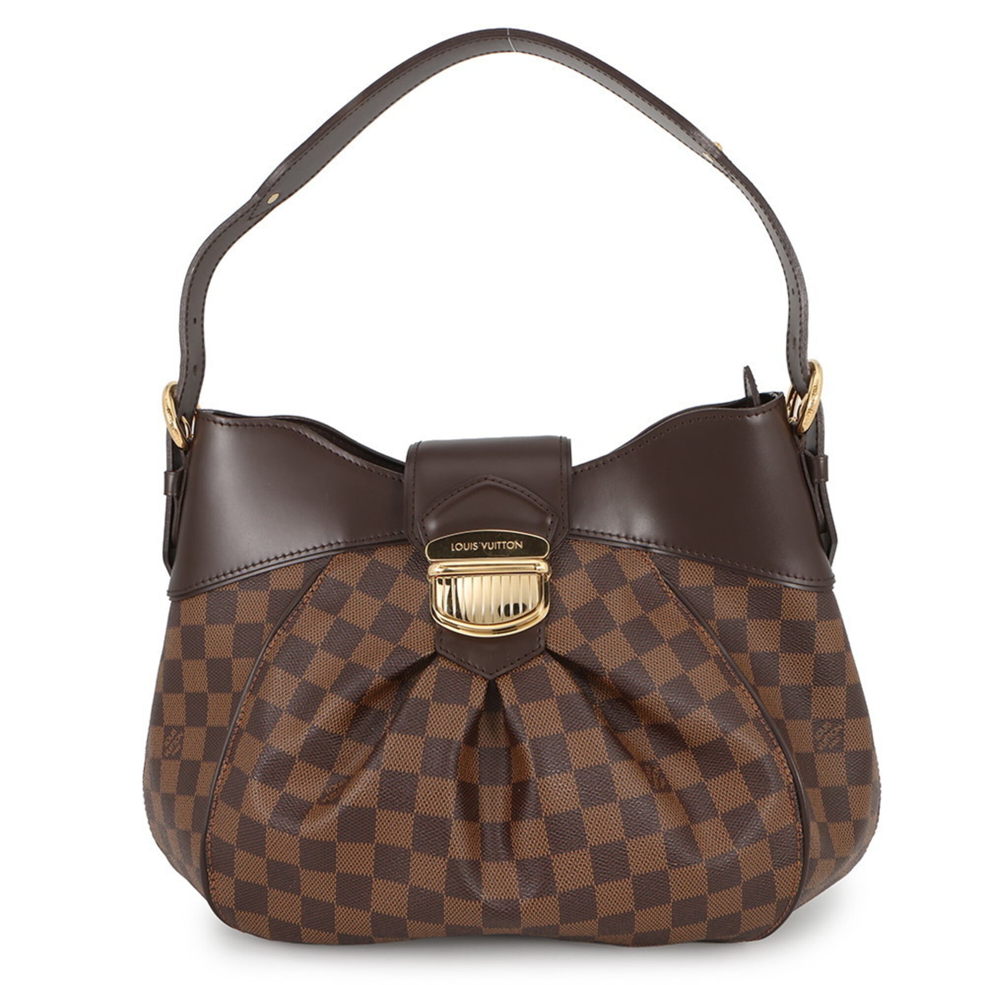 Louis Vuitton Brown Damier Canvas Handbag Shoulder Bag (Pre-Owned)