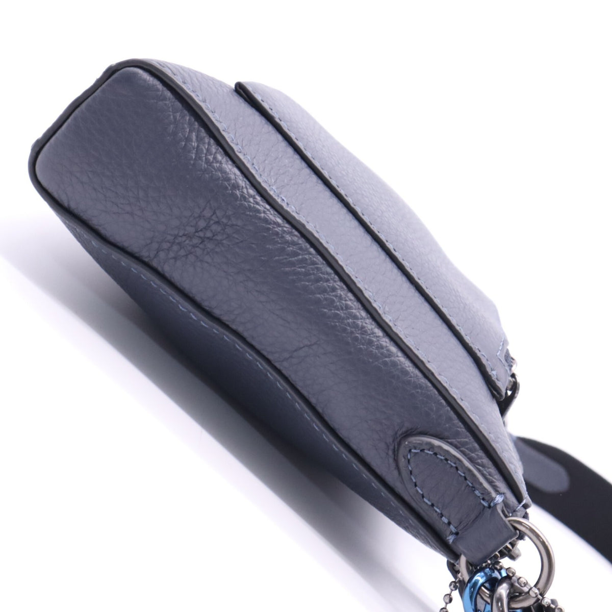 Coach Navy Black Pouch Shoulder Bag (Pre-Owned)
