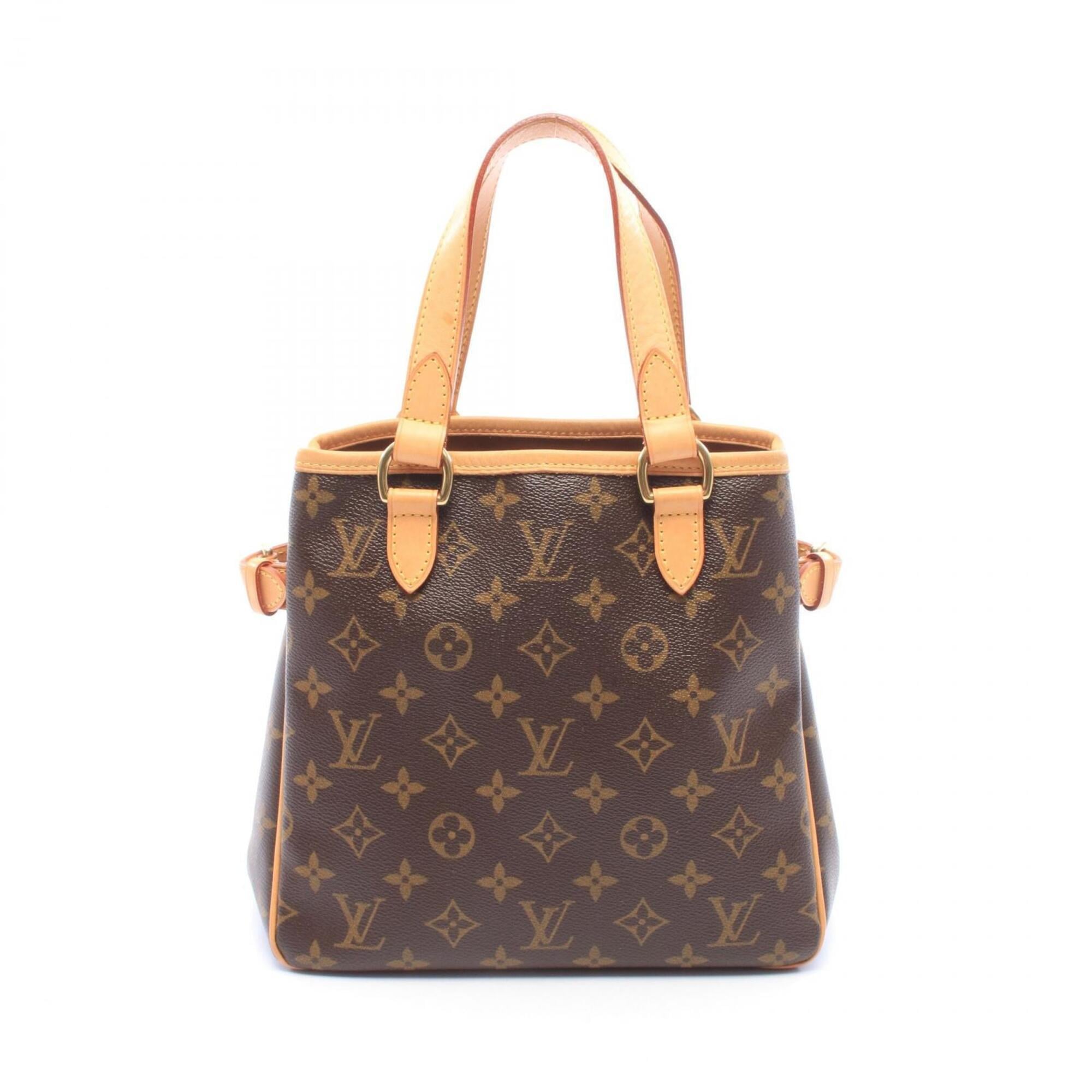 Louis Vuitton Brown Coated Canvas Leather Handbag (Pre-Owned)