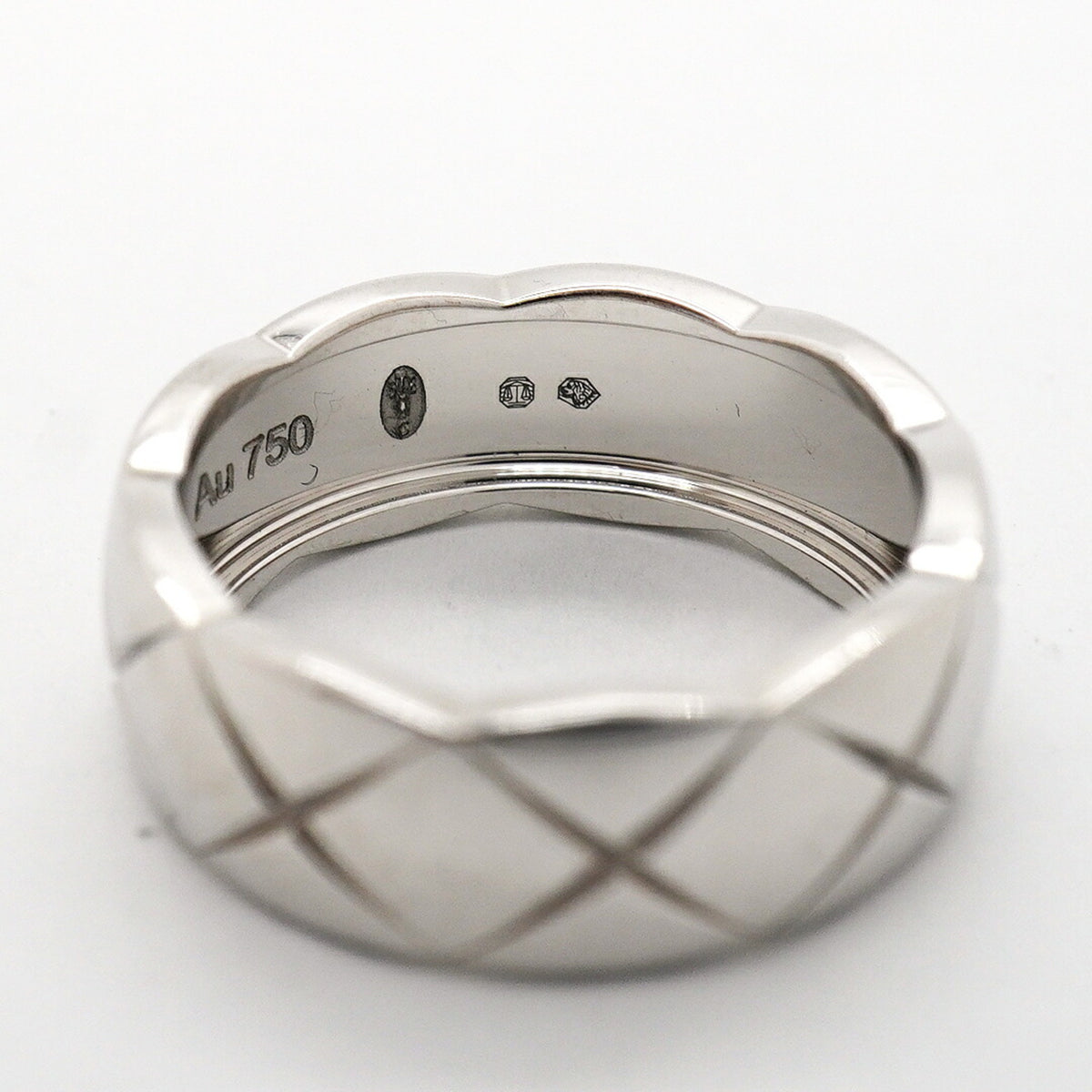 Chanel White Gold (18K) Band Ring (Pre-Owned)