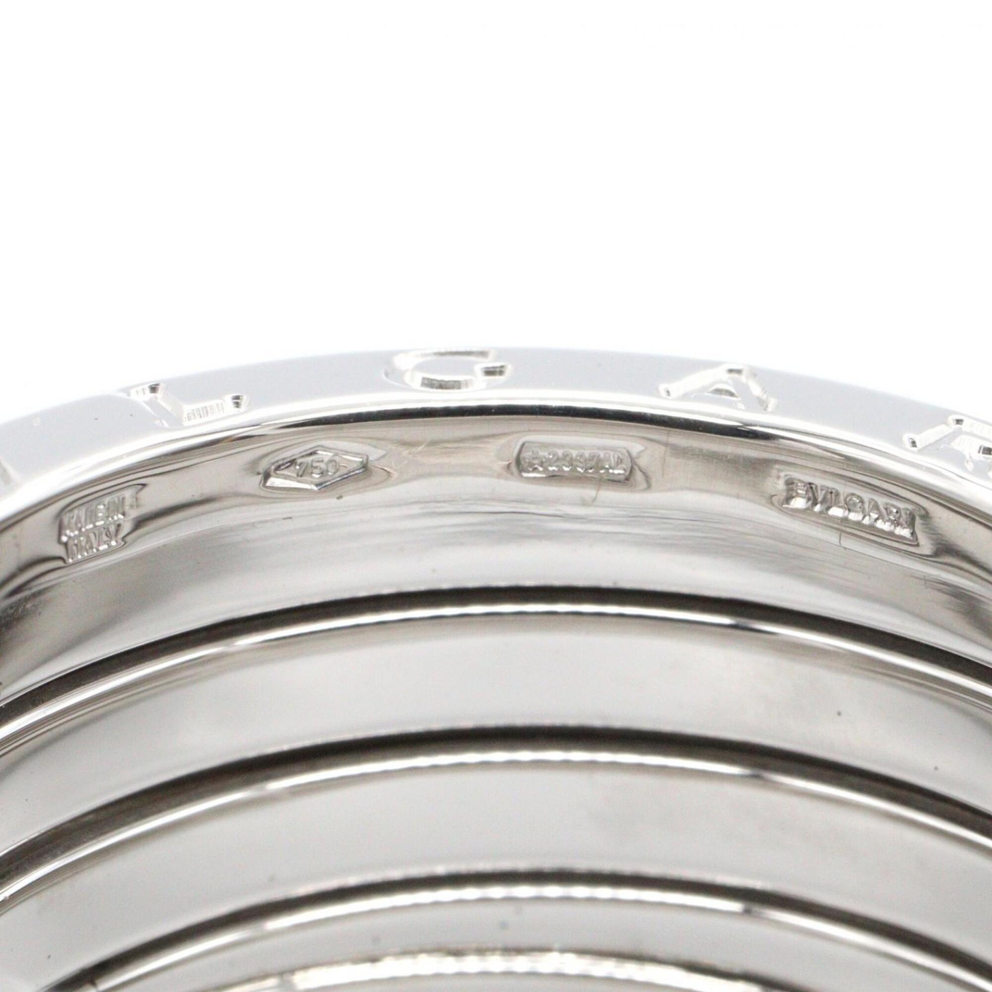 Bvlgari Silver White Gold (18K) Band Ring (Pre-Owned)