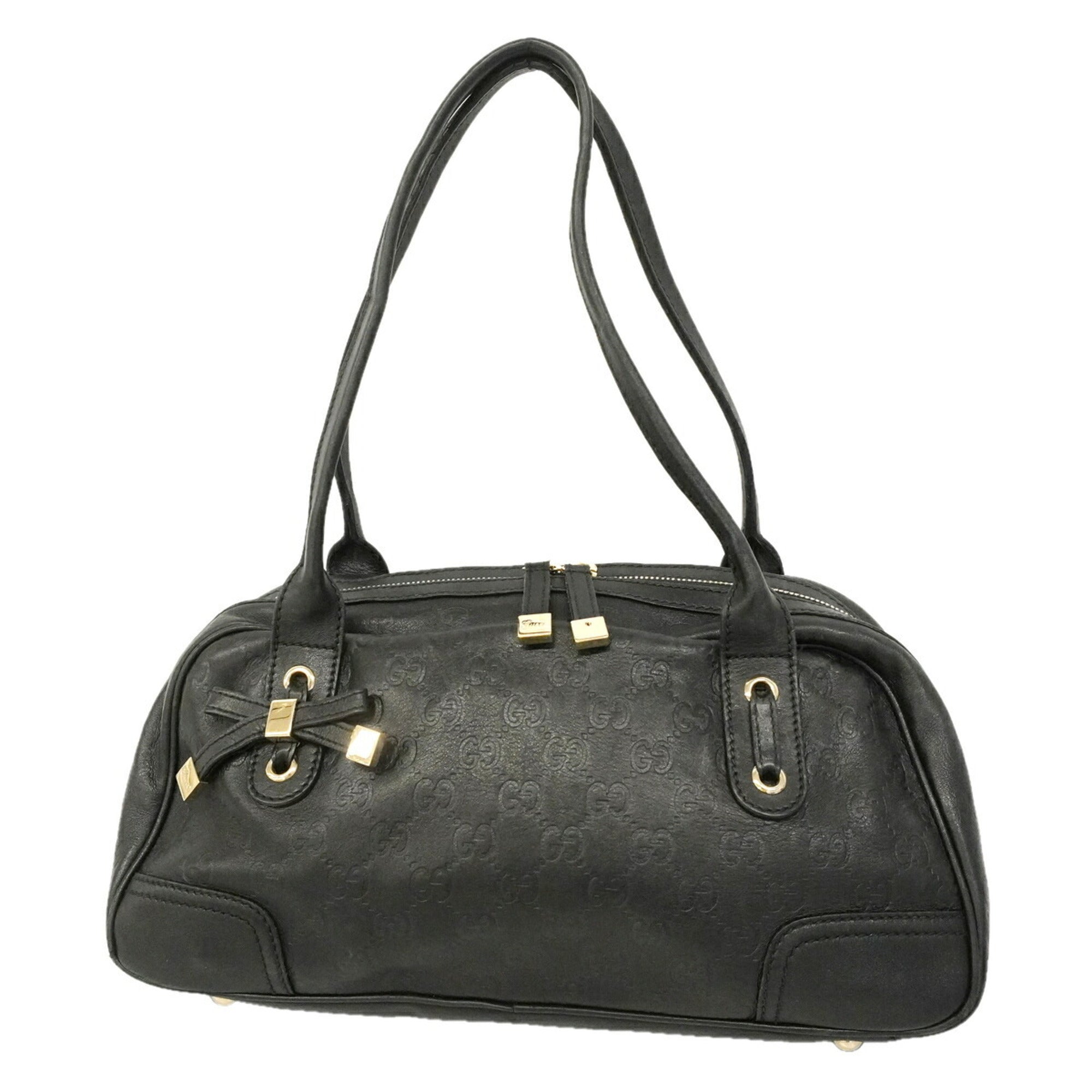 Gucci Black Leather Shoulder Bag (Pre-Owned)