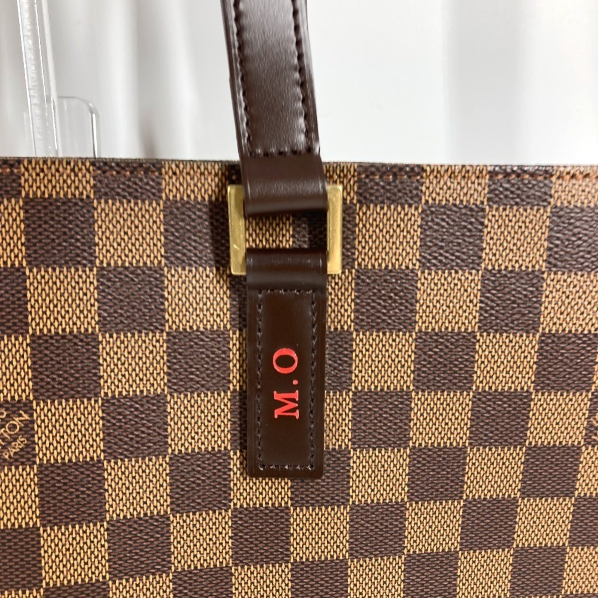 Louis Vuitton Brown Damier Canvas Ebene Damier Canvas Shoulder Bag Tote Bag (Pre-Owned)