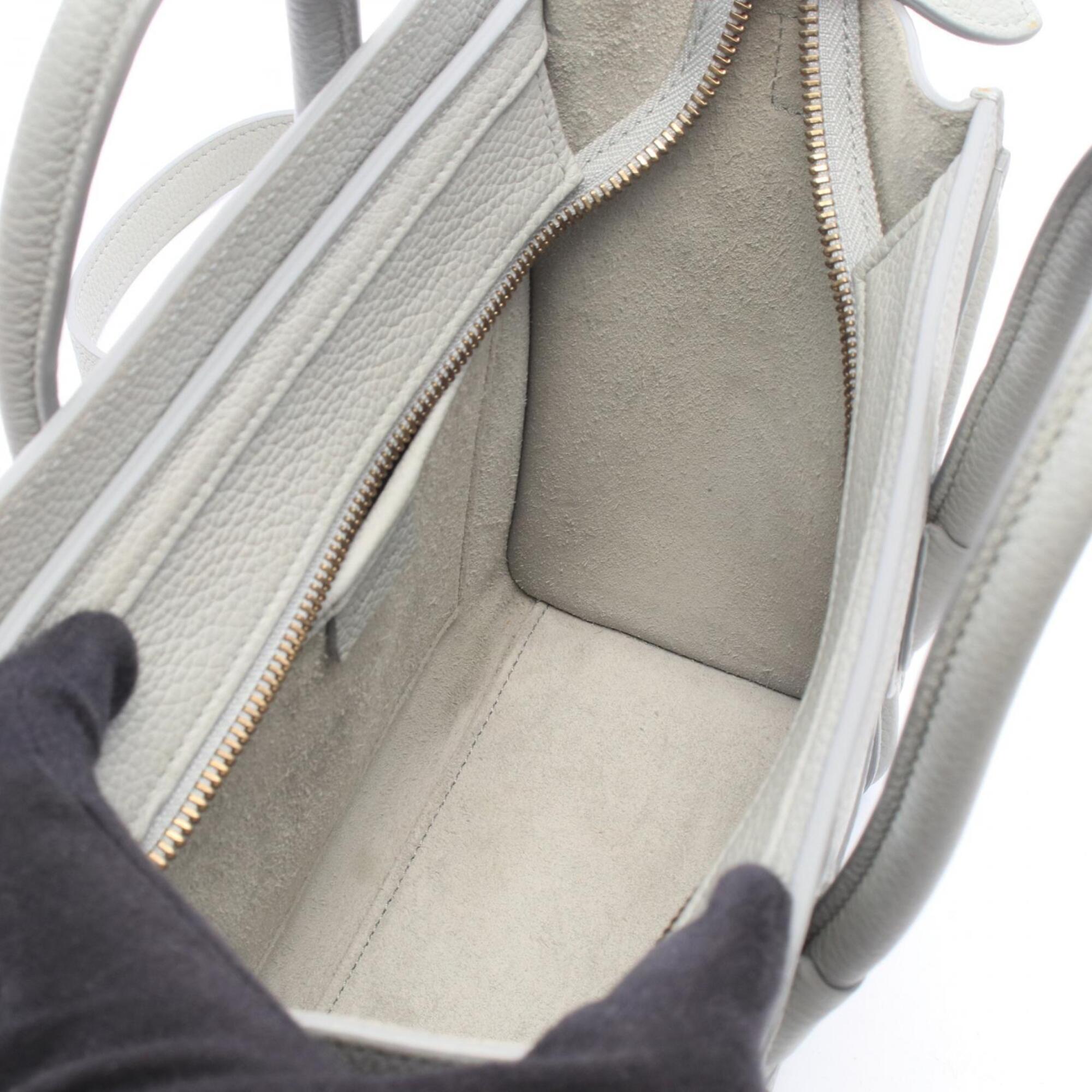 Celine Gray Leather Handbag (Pre-Owned)