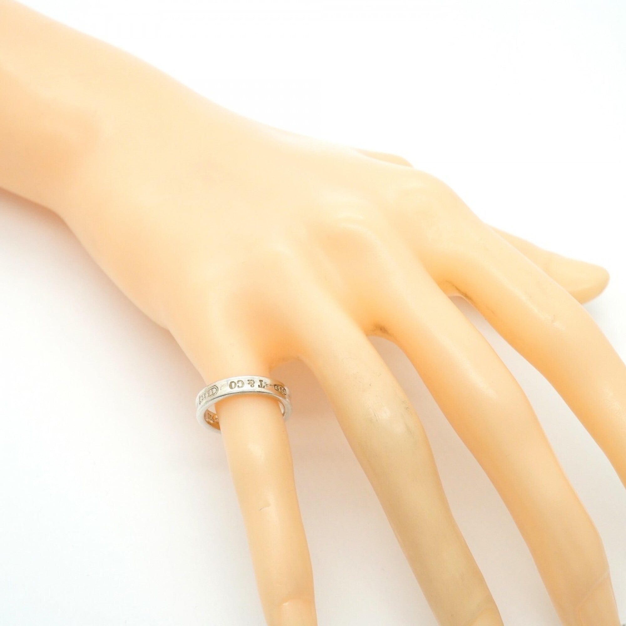 Tiffany Silver 925 Band Ring (Pre-Owned)