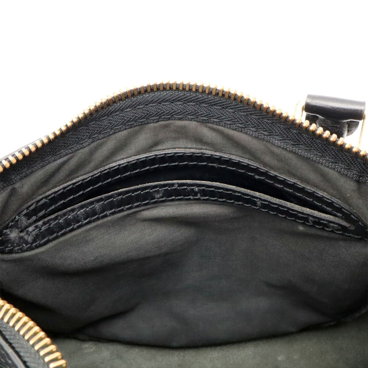 Louis Vuitton Noir Epi Leather Boston Bag Handbag (Pre-Owned)