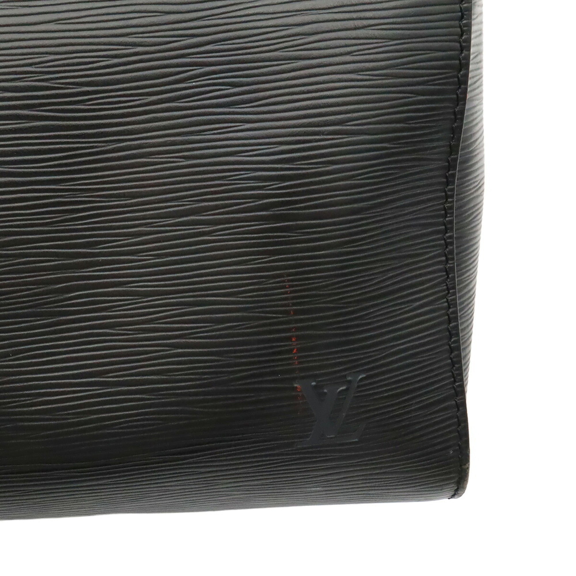 Louis Vuitton Black Noir Epi Leather Boston Bag (Pre-Owned)