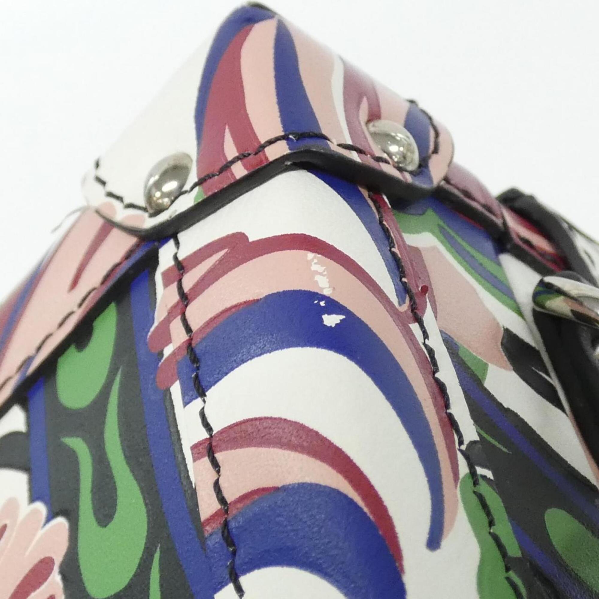 Louis Vuitton White Leather Shoulder Bag (Pre-Owned)