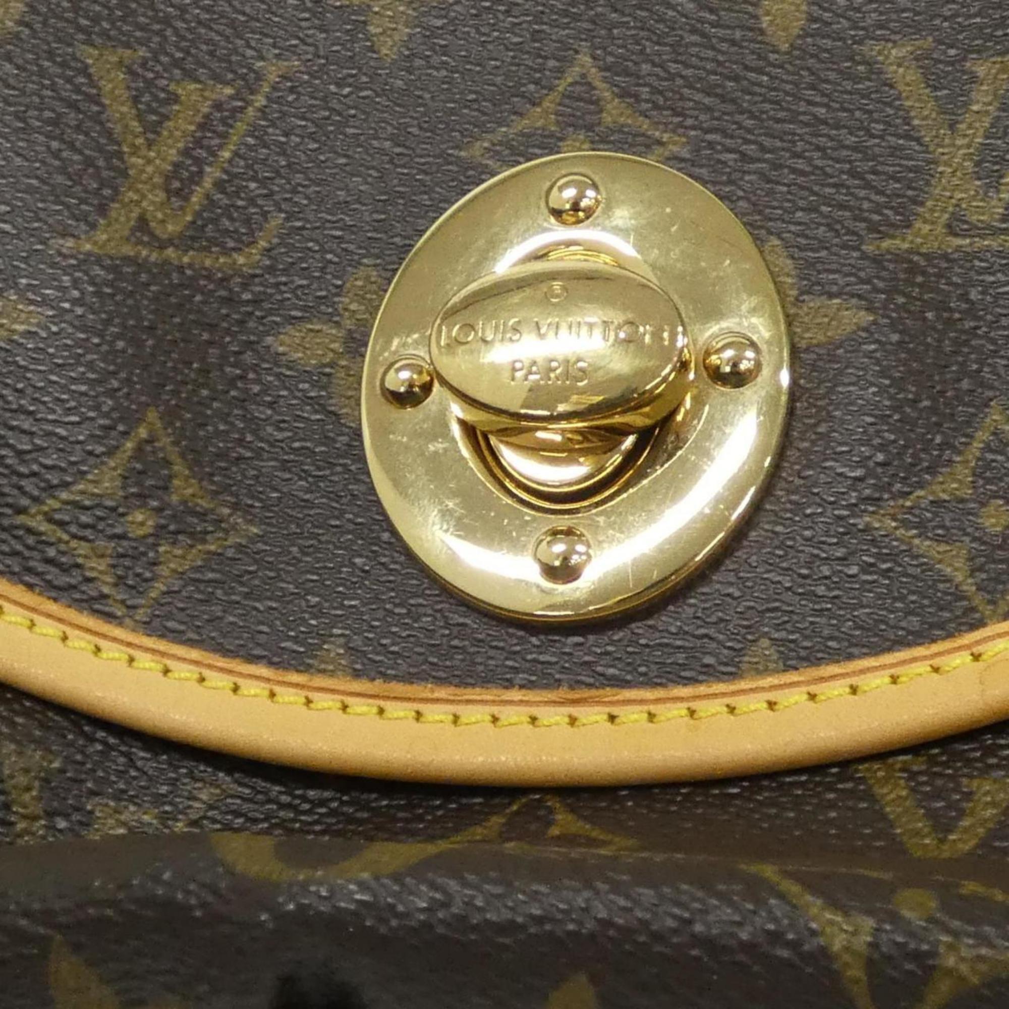 Louis Vuitton Brown Coated Canvas Shoulder Bag (Pre-Owned)