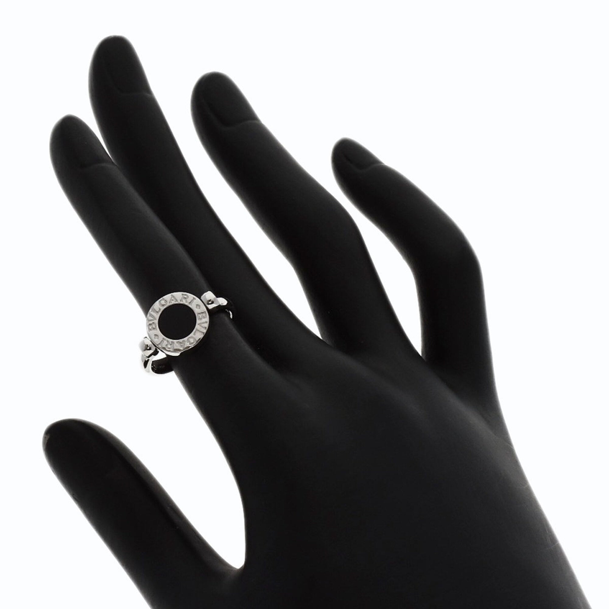 Bvlgari Bvlgari Bvlgari White Gold (18K) Band Ring (Pre-Owned)