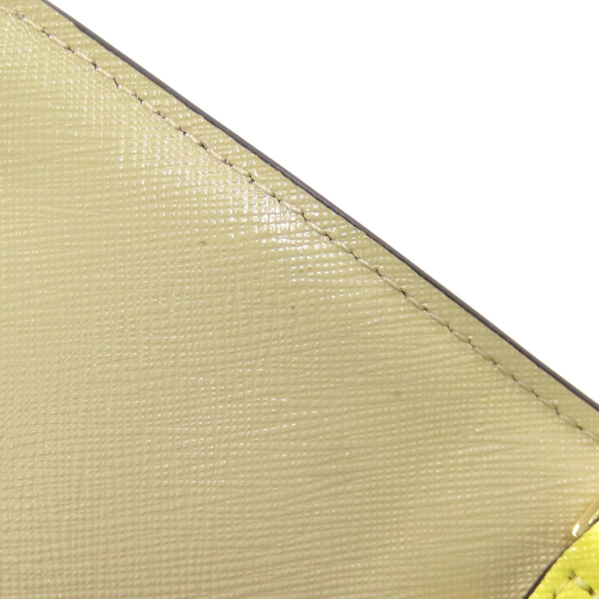 Marc Jacobs Beige Pink Leather Chain/Shoulder Wallet (Pre-Owned)